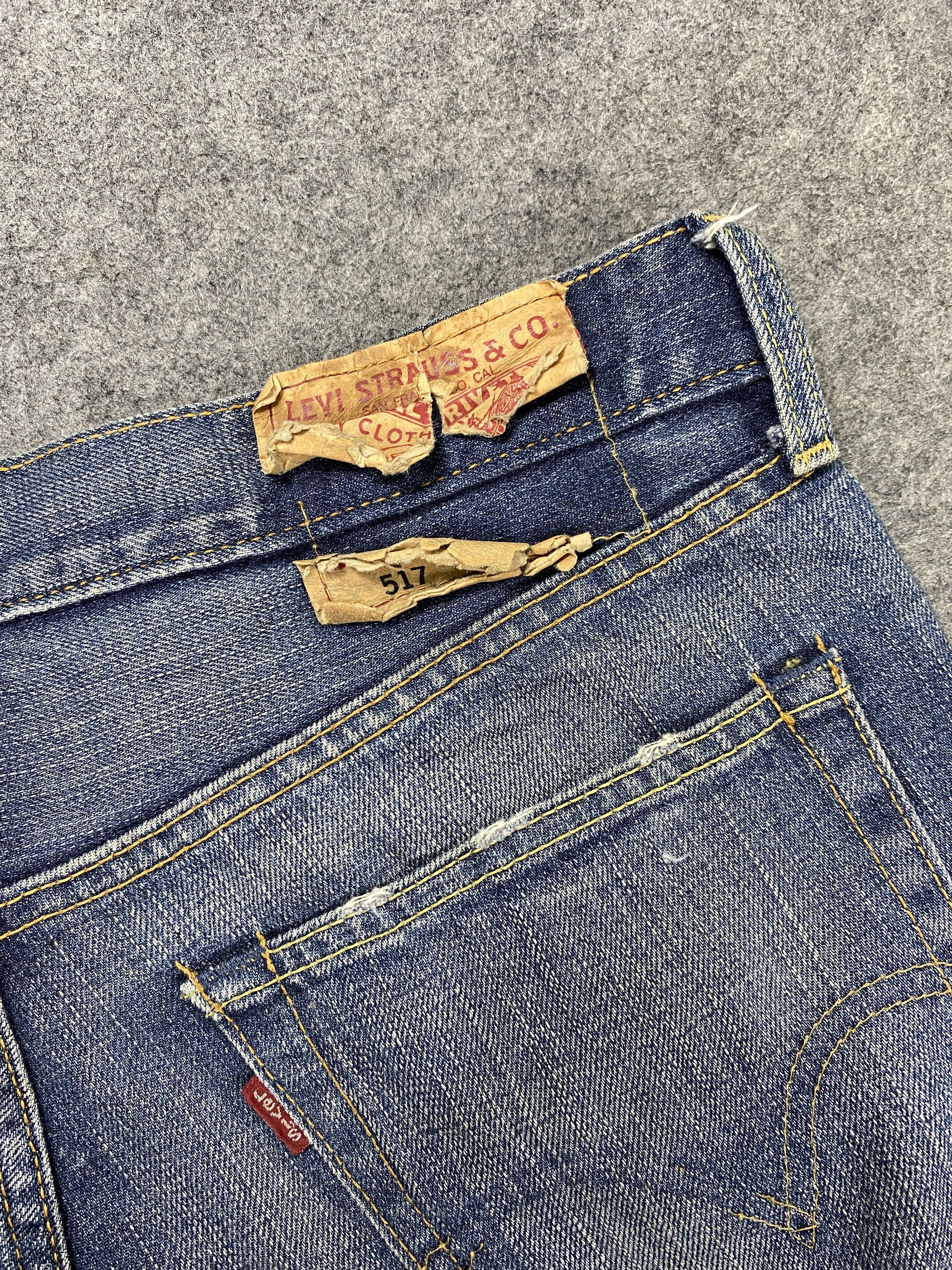 Japanese Brand Distressed Blue Vintage Levi's 517 Flare 33x29.5 -JN2331 Size US 33 - 9 Thumbnail