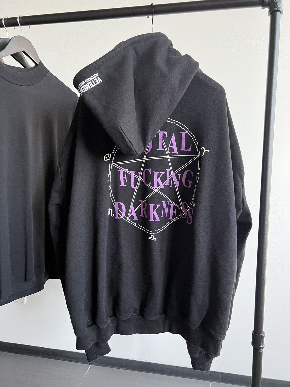 Vetements Vetements Total Fucking Darkness Pour Homme TFD Hoodie Size US M / EU 48-50 / 2 - 3 Thumbnail