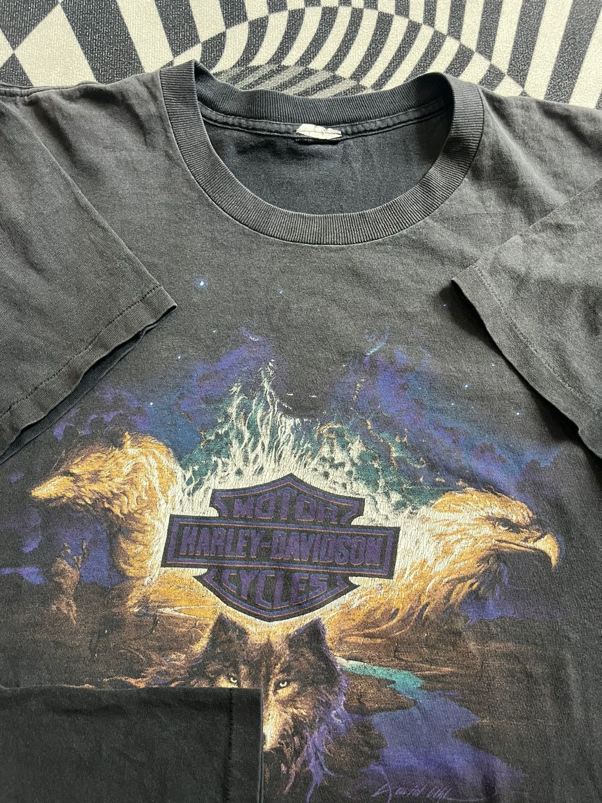 Harley Davidson Vintage Harley-Davidson Cancun Mexico 1995’s HD Tshirt Size US XL / EU 56 / 4 - 8 Thumbnail