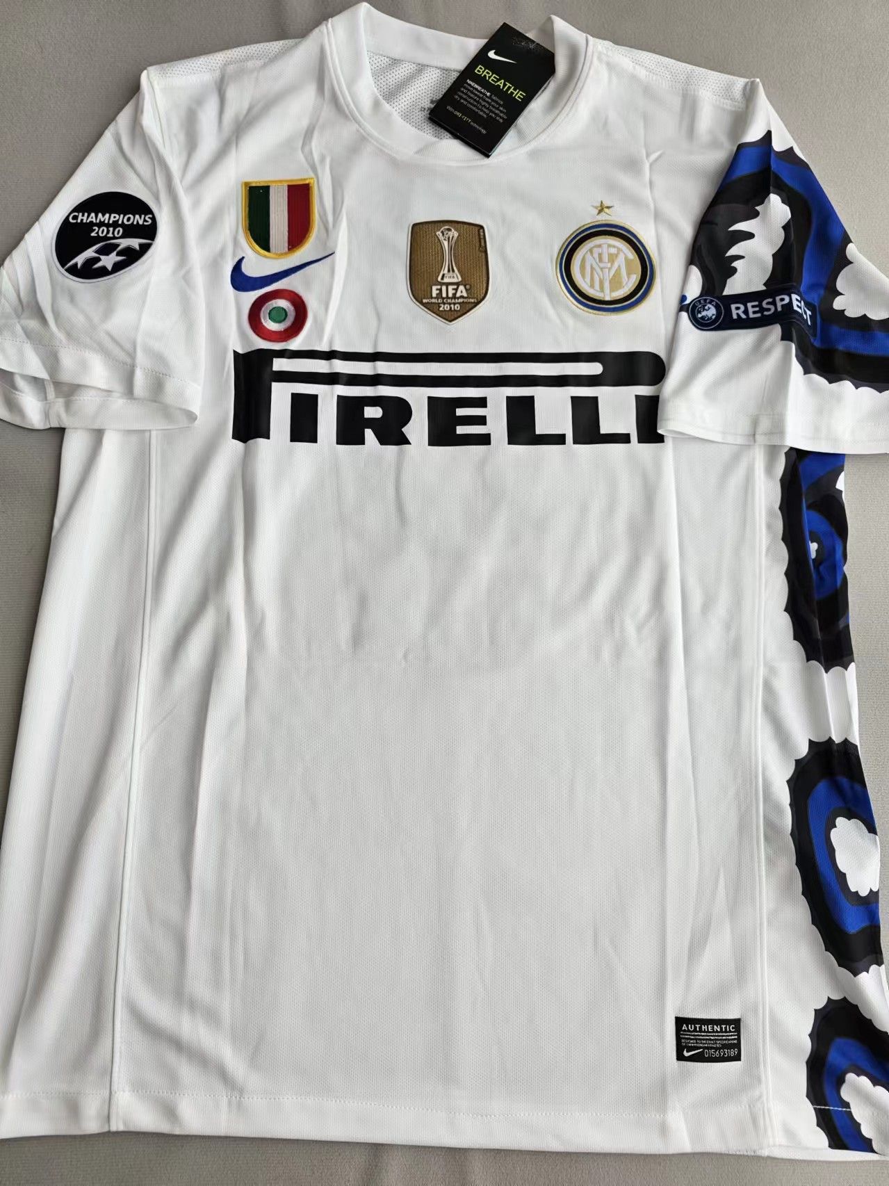 Other Inter Milan 9 Samuel Eto'o Jersey 2011 2012 Away Size US S / EU 44-46 / 1 - 2 Thumbnail