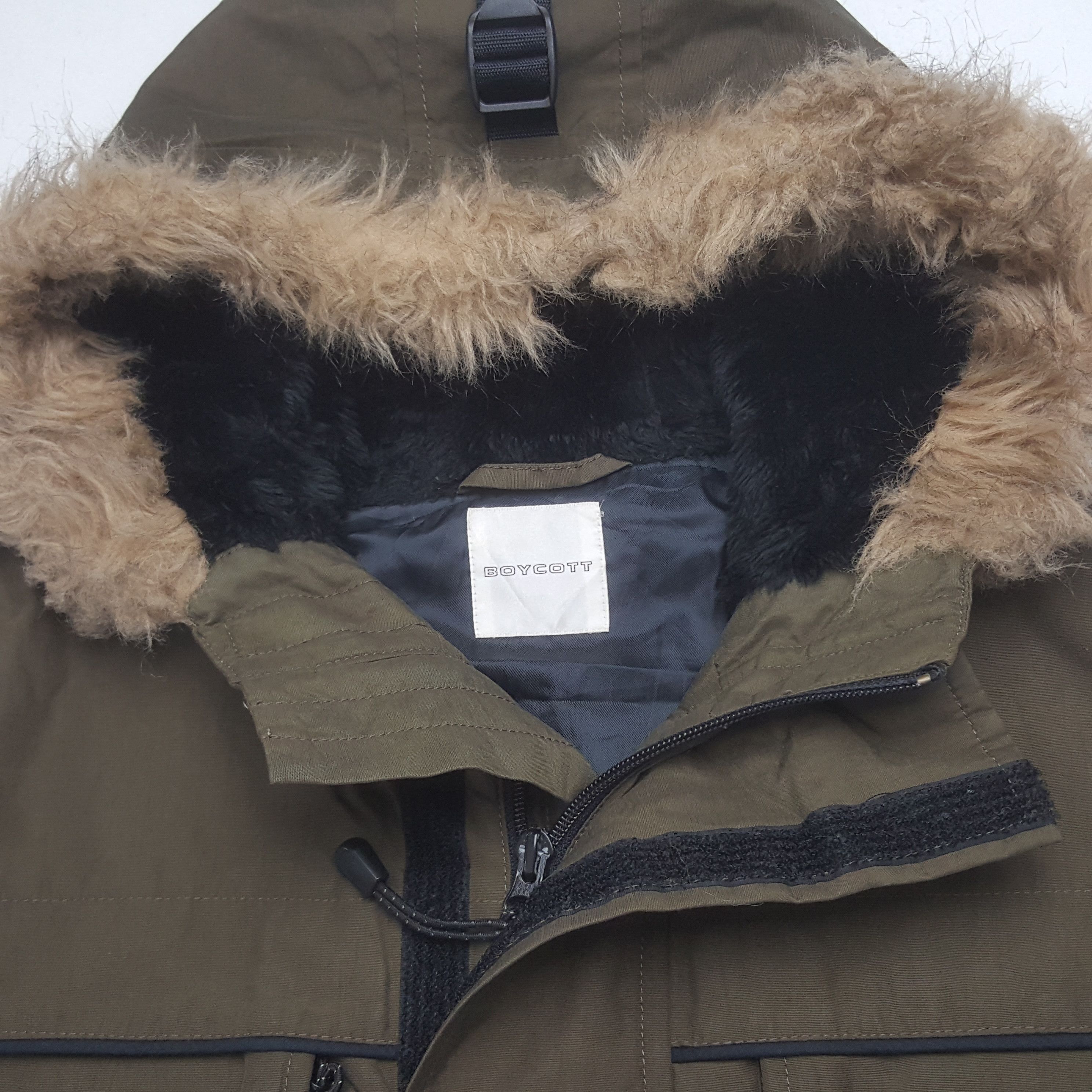 Boycott Vintage Boycott Winter Fur Hoodie Jacket Size US M / EU 48-50 / 2 - 4 Thumbnail
