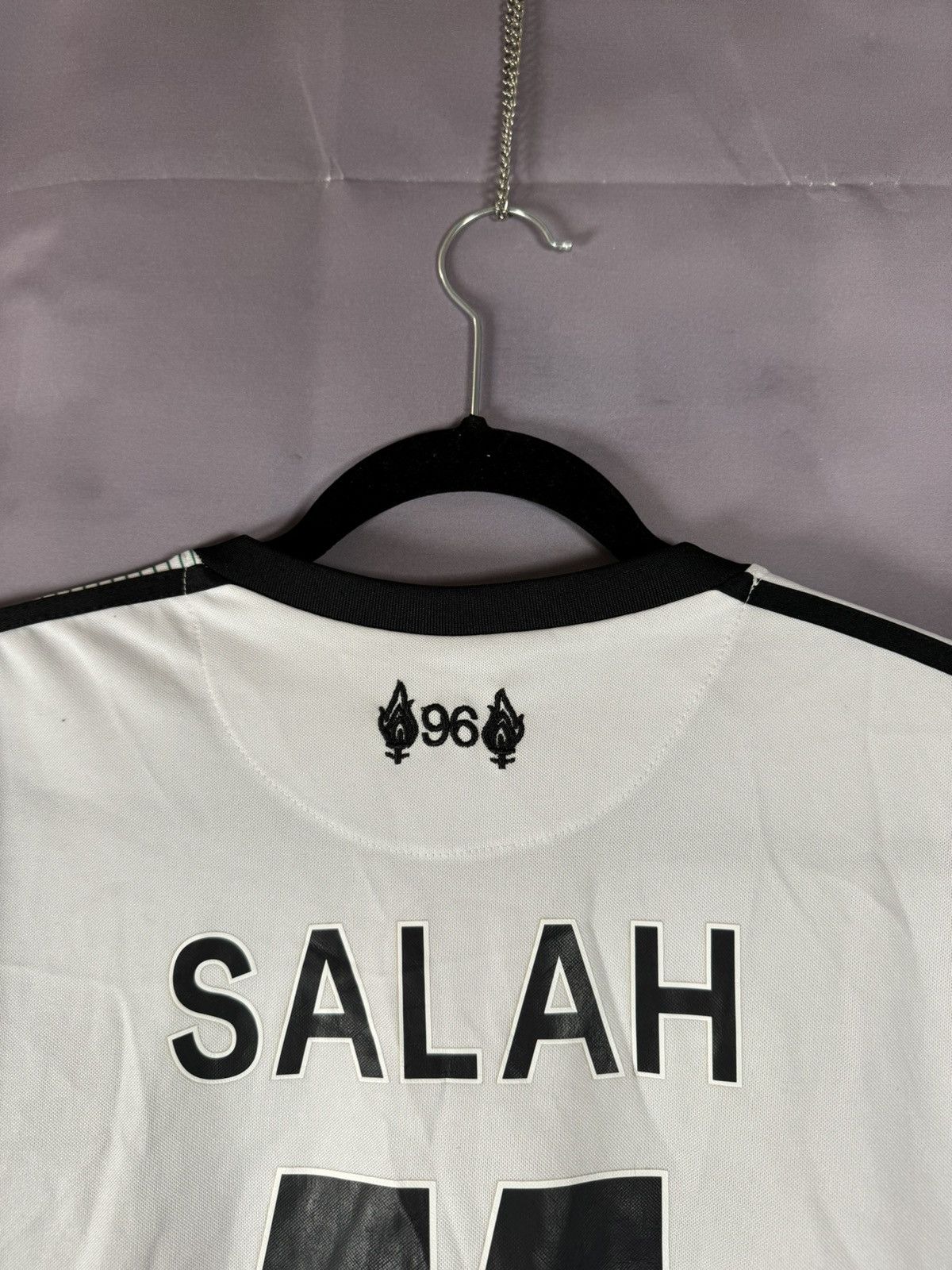 New Balance × Vintage M.SALAH Vintage Liverpool 2017/18 New Balance Jersey Large Size US L / EU 52-54 / 3 - 15 Thumbnail