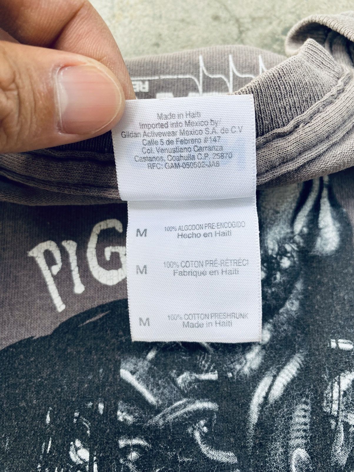 Band Tees Vintage Pig Destroyed Grindcore Band Tees Size US M / EU 48-50 / 2 - 9 Thumbnail