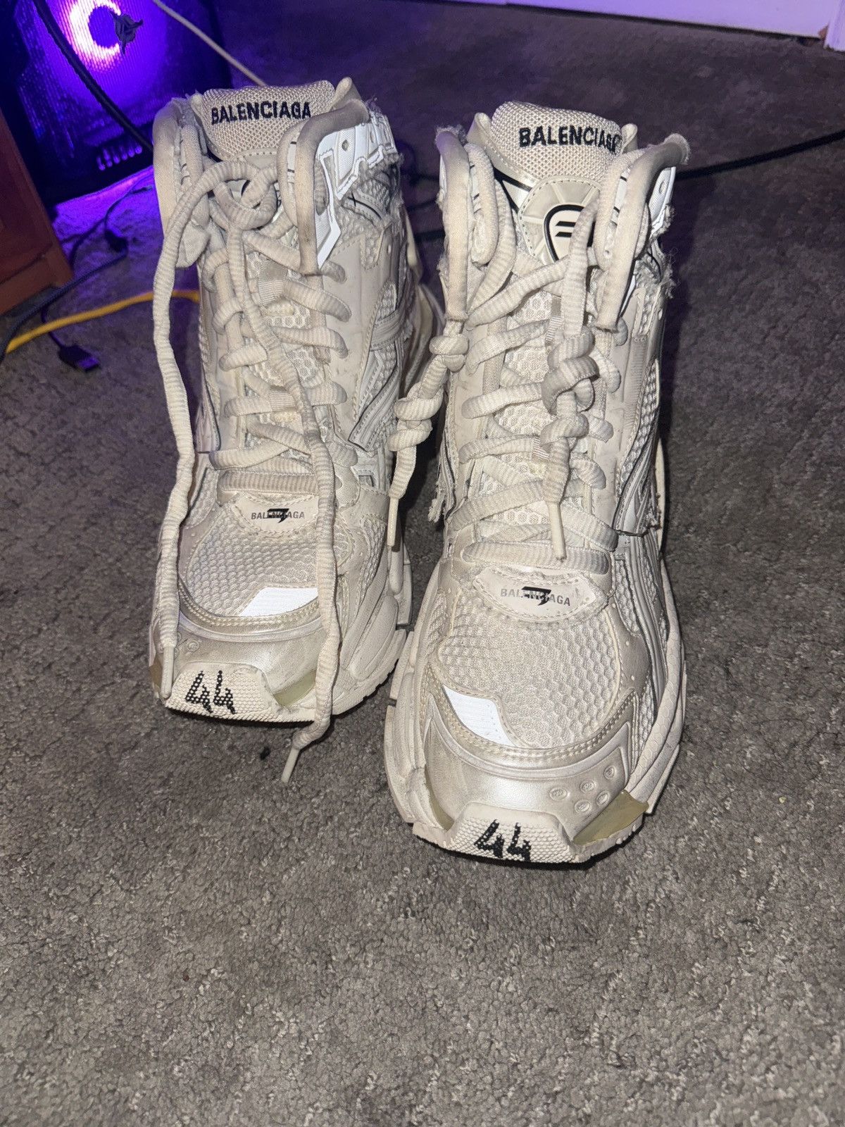 Balenciaga BALENCIAGA HIGH TOP RUNNERS Size US 11 / EU 44 - 1 Thumbnail