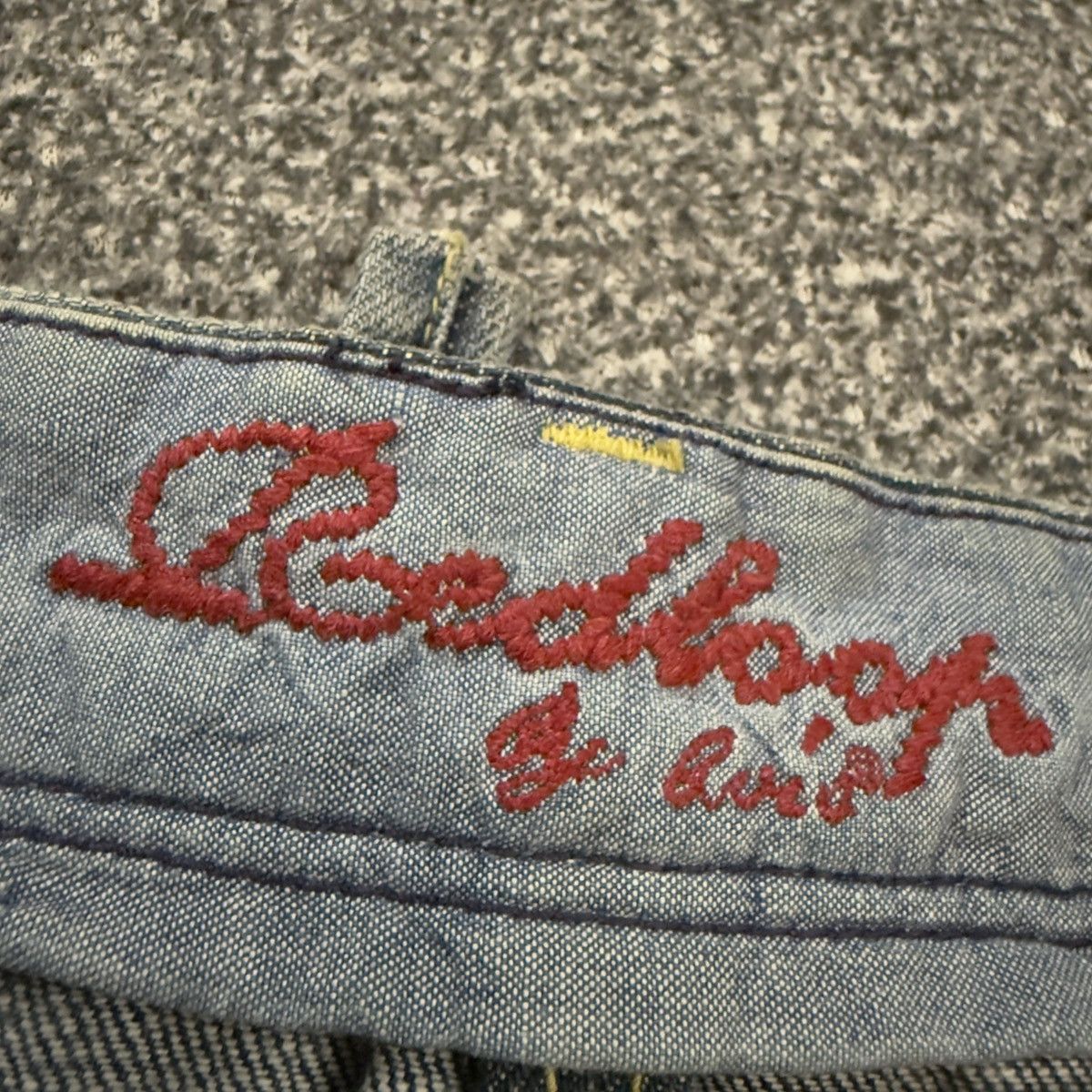 Engineered Garments × Levi's Vintage Levis Redloop Baggy Buckle Pants Denim Size US 30 / EU 46 - 11 Thumbnail