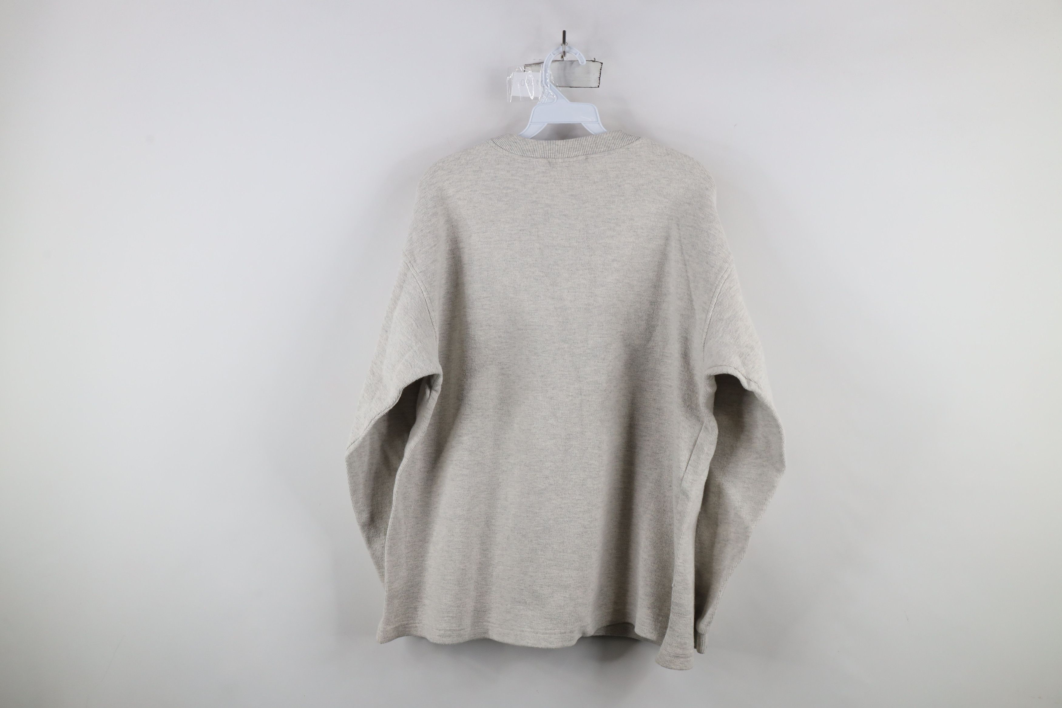 Vintage Vintage 90s Forever Ribbed Knit Long Sleeve Henley T-Shirt Size US XL / EU 56 / 4 - 9 Thumbnail