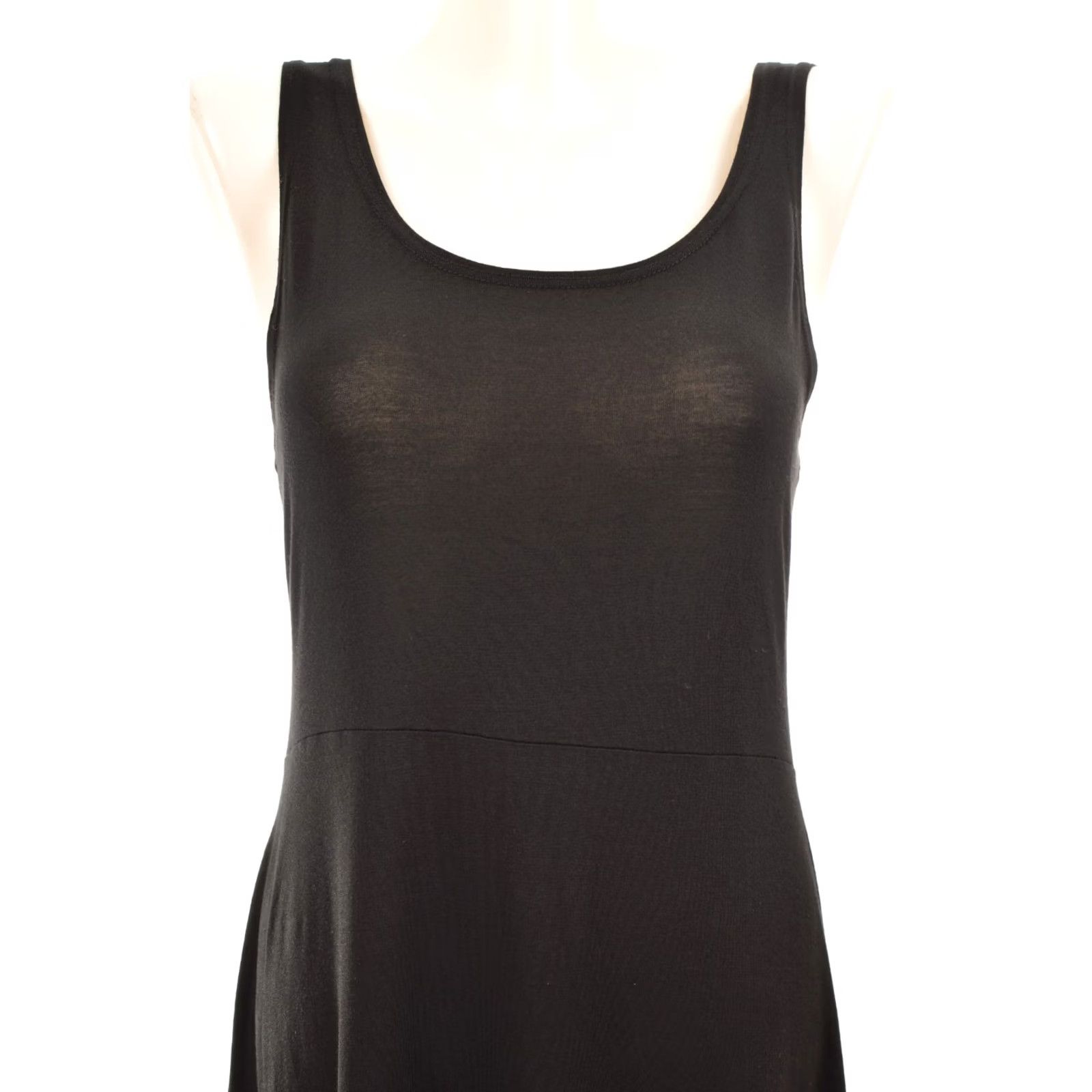 Vintage Gudrun Sjoden Micromodal Black Sleeveless Dress S Maxi? Wait. Size S / US 4 / IT 40 - 2 Thumbnail