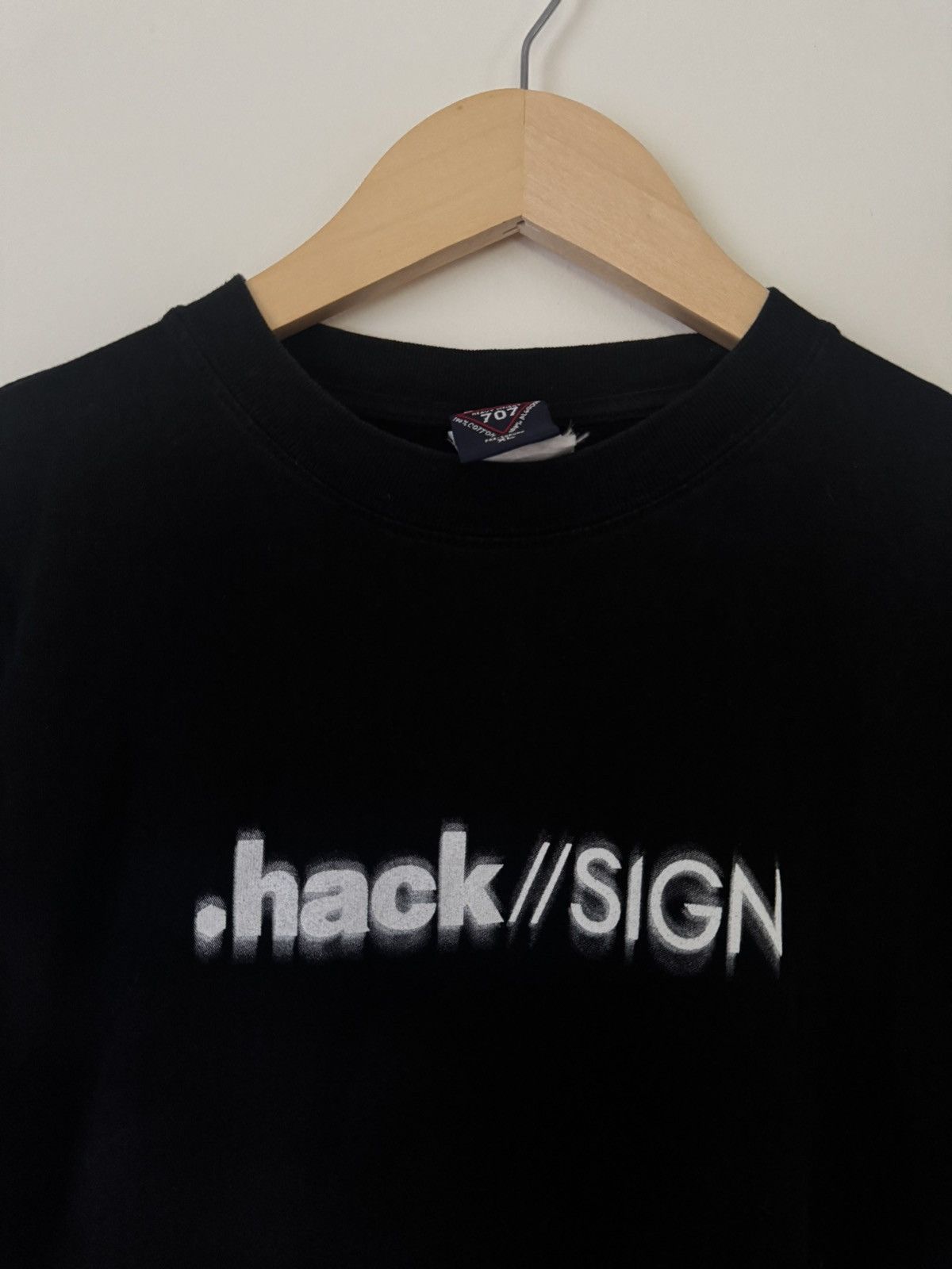 Vintage Vintage 2002 .hack//SIGN Short Sleeve T-shirt Black Size US XL / EU 56 / 4 - 5 Thumbnail