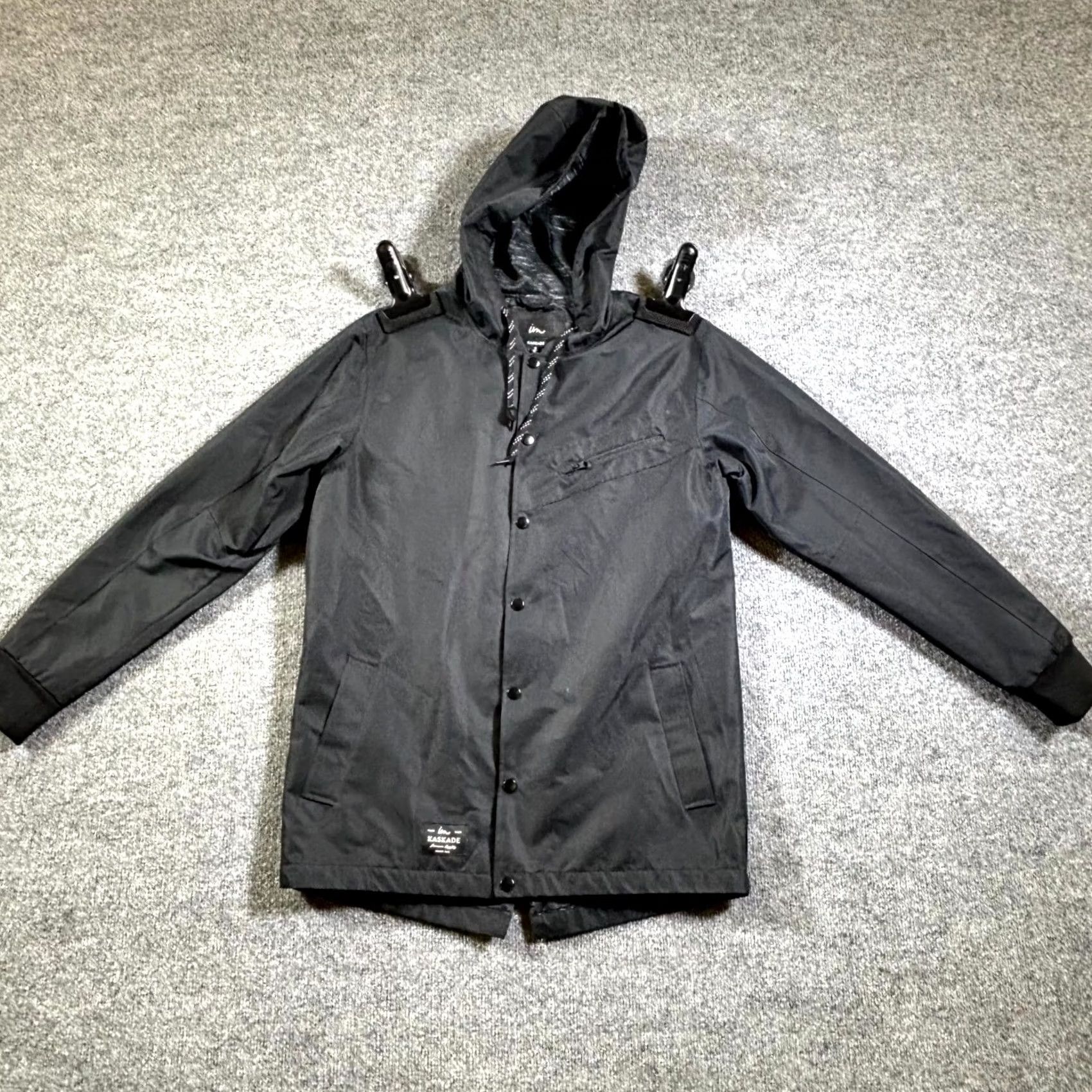 Imperial Imperial Motion Jacket Mens Small Black Snap Button Hooded Travel Outdoor - Shirt/Coat? Size US S / EU 44-46 / 1 - 2 Thumbnail