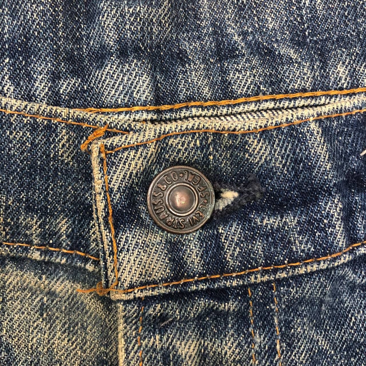Levi's P762 VTG LEVI'S BUTTON NO 8 FLARED RUSTY JEANS Size US 36 / EU 52 - 6 Thumbnail