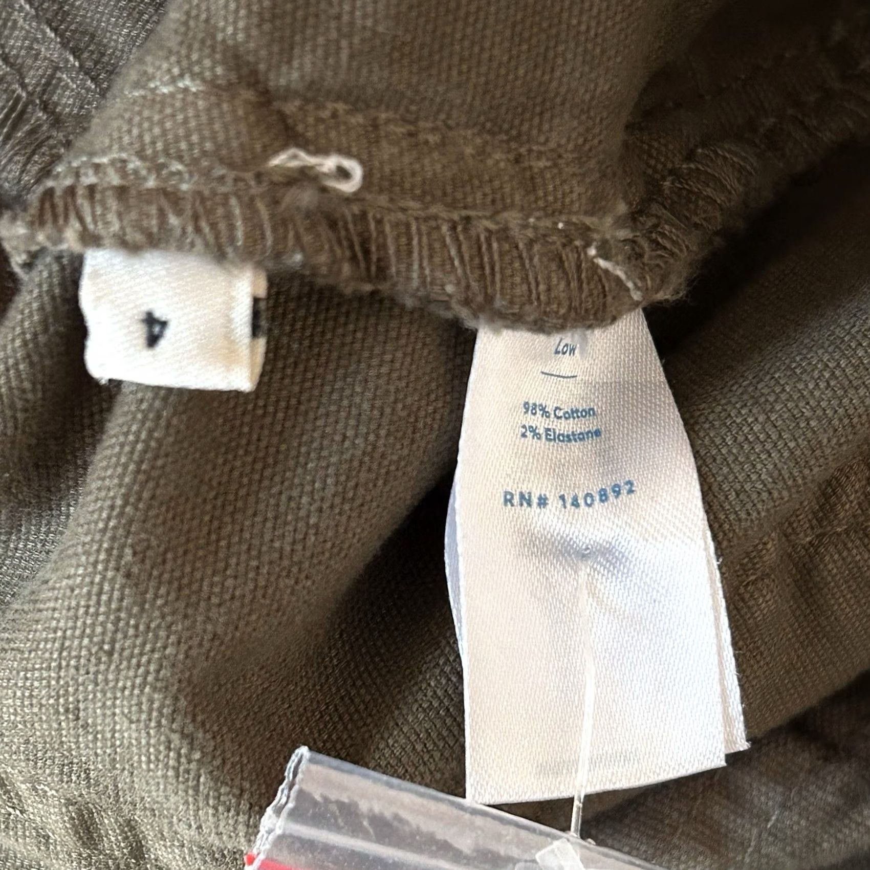Marine Layer VINTAGE? No — Marine Layer Thermal Military Pant Maya Straight Olive Women’s 4 Pants Regular Green 4 inseam 24 in City Casual Workwear Urban Fashion Size 27" / US 4 / IT 40 - 5 Thumbnail