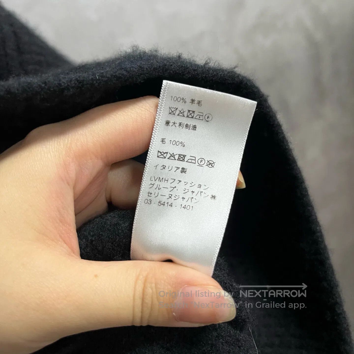 Celine CELINE Logo embroidered round-necked wool sweater| Size XXS / US 00 / IT 34 - 4 Thumbnail