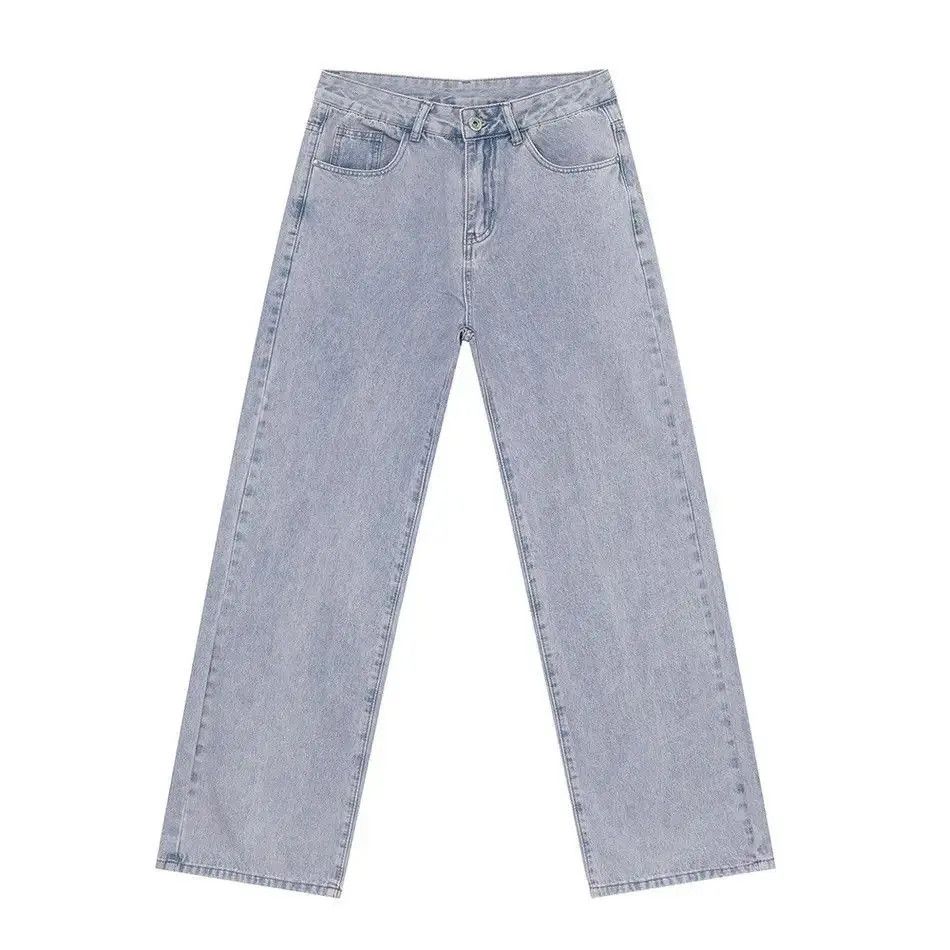 Japanese Brand Retro loose high street light purple jeans Size US 32 / EU 48 - 5 Thumbnail