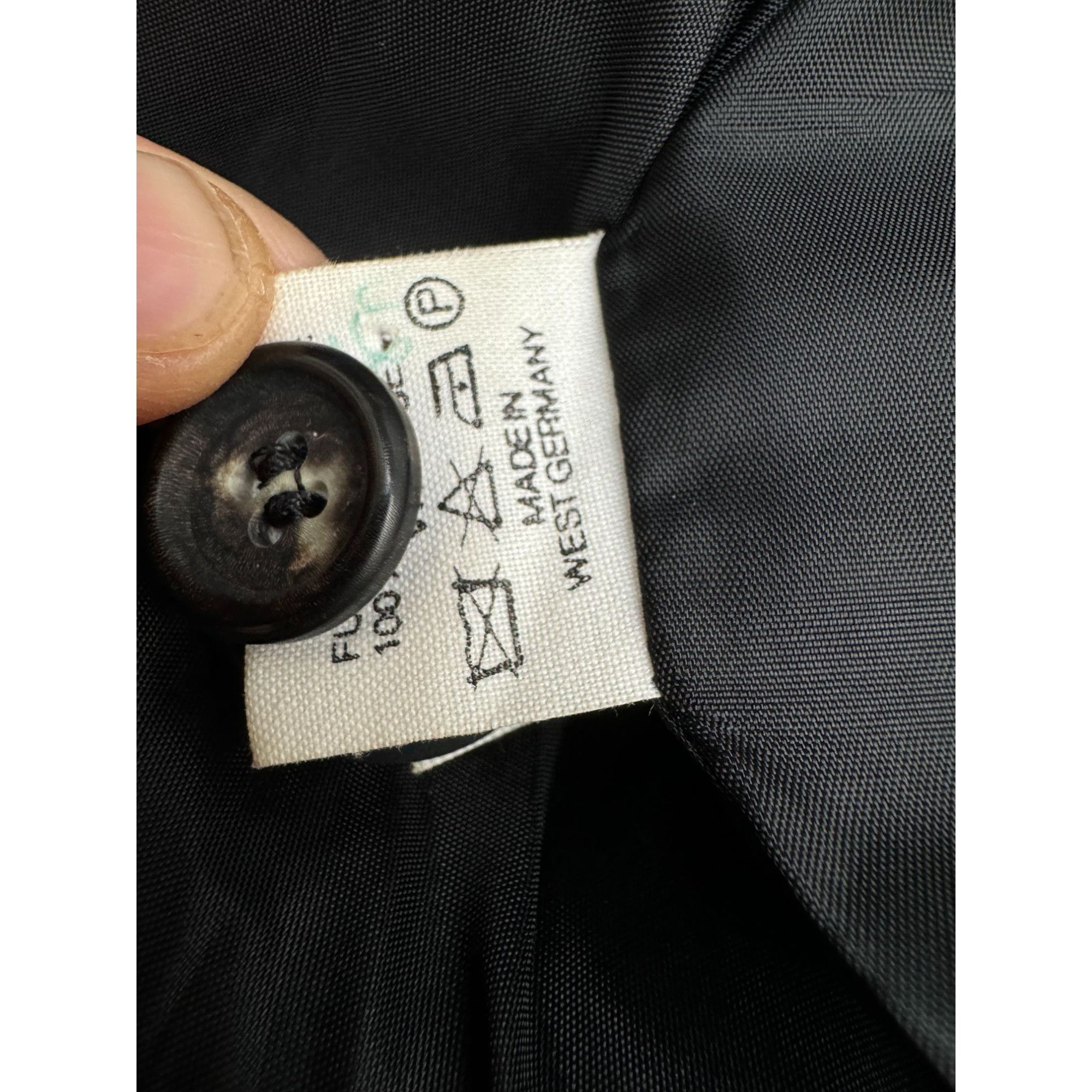 Jil Sander 1980s Black Wool Pants Suit Size S / US 4 / IT 40 - 12 Thumbnail