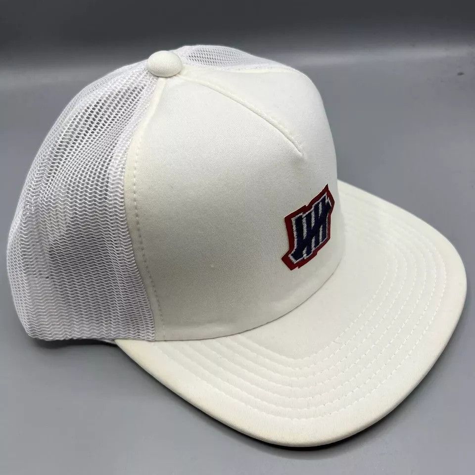 Undefeated Undefeated Logo Trucker Hat Men White Snap Back Cap New Size ONE SIZE - 3 Thumbnail
