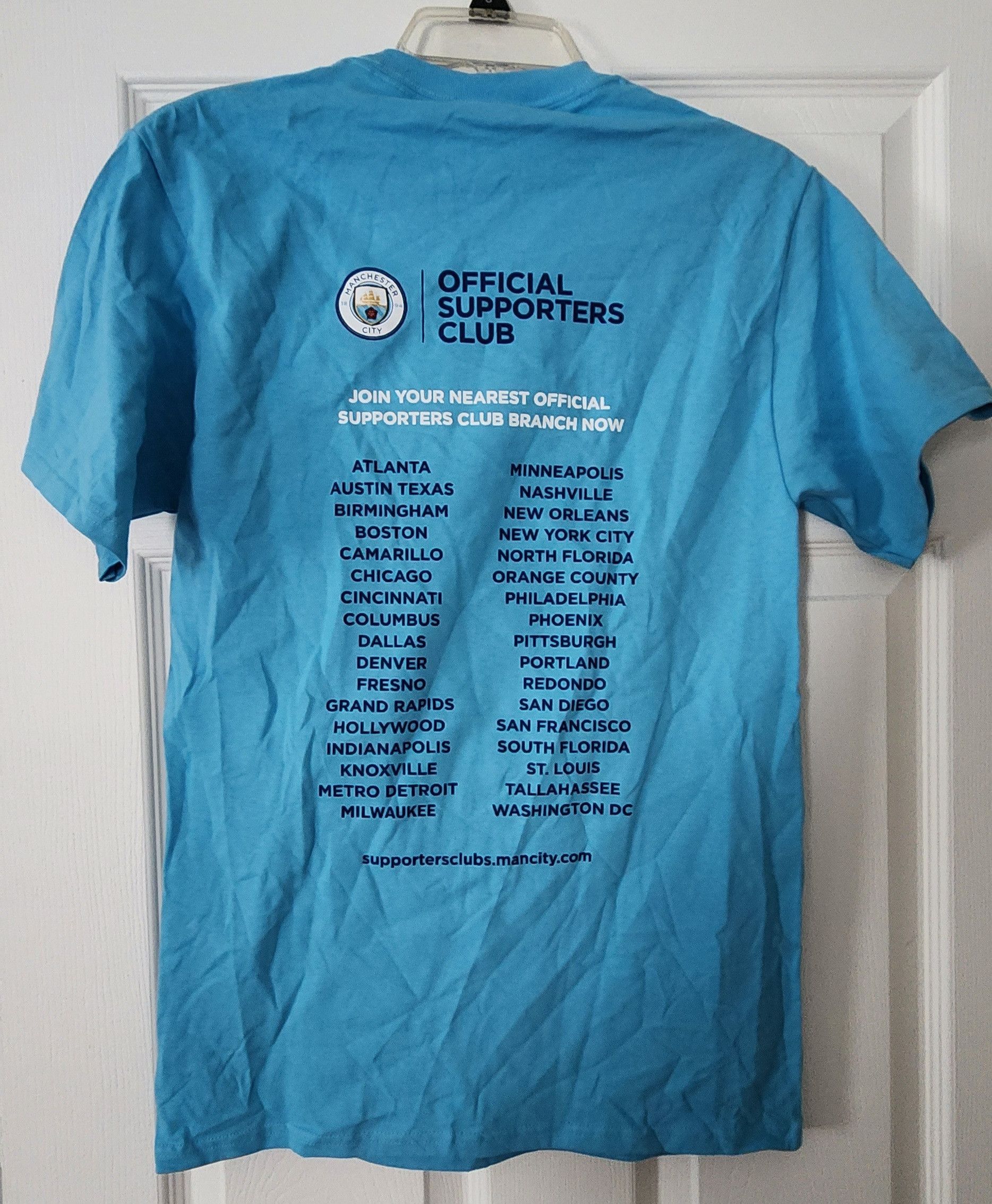 Port Authority NWOT Port & Company Manchester City 2018 Champions Shirt S Size US S / EU 44-46 / 1 - 3 Thumbnail