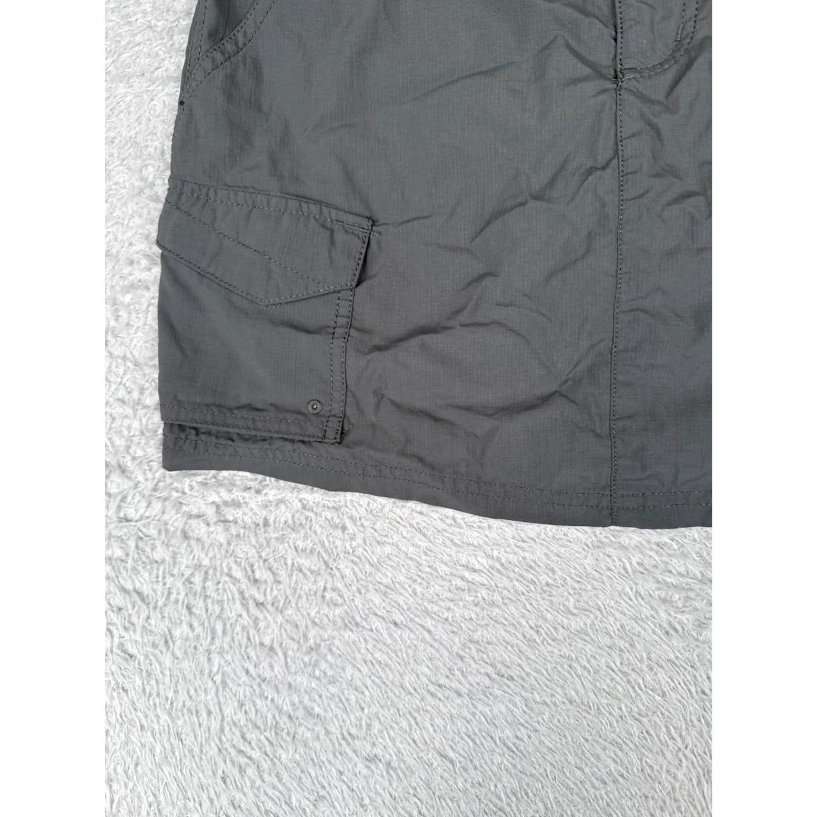 Vintage Columbia Womens Skort Gray Nylon Shell Omni-Shade Hiking Activewear Shorts 2 Size 26" / US 2 / IT 38 - 3 Thumbnail