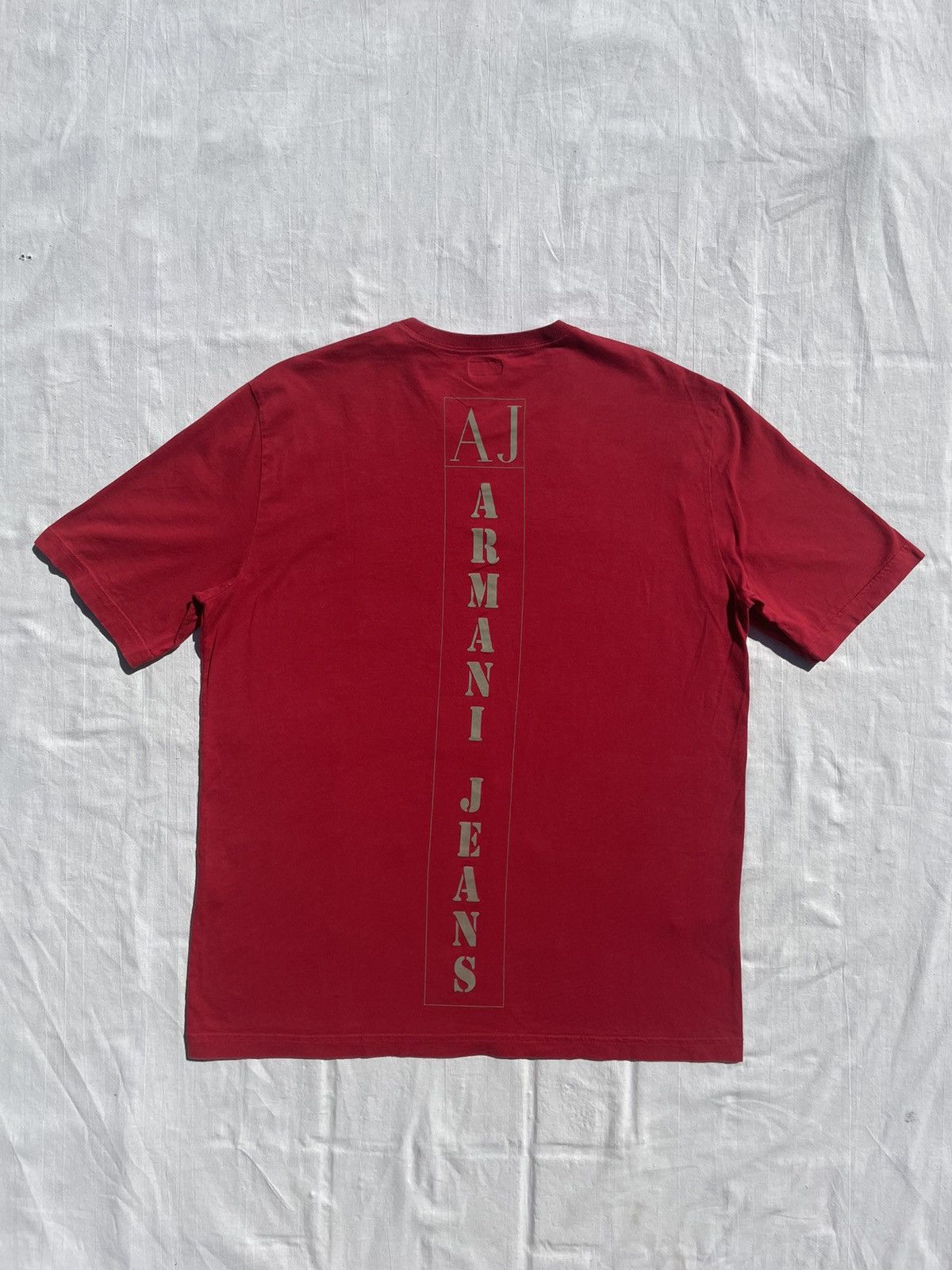 Armani × Vintage Vintage Armani Jeans T-Shirt Size US L / EU 52-54 / 3 - 1 Thumbnail