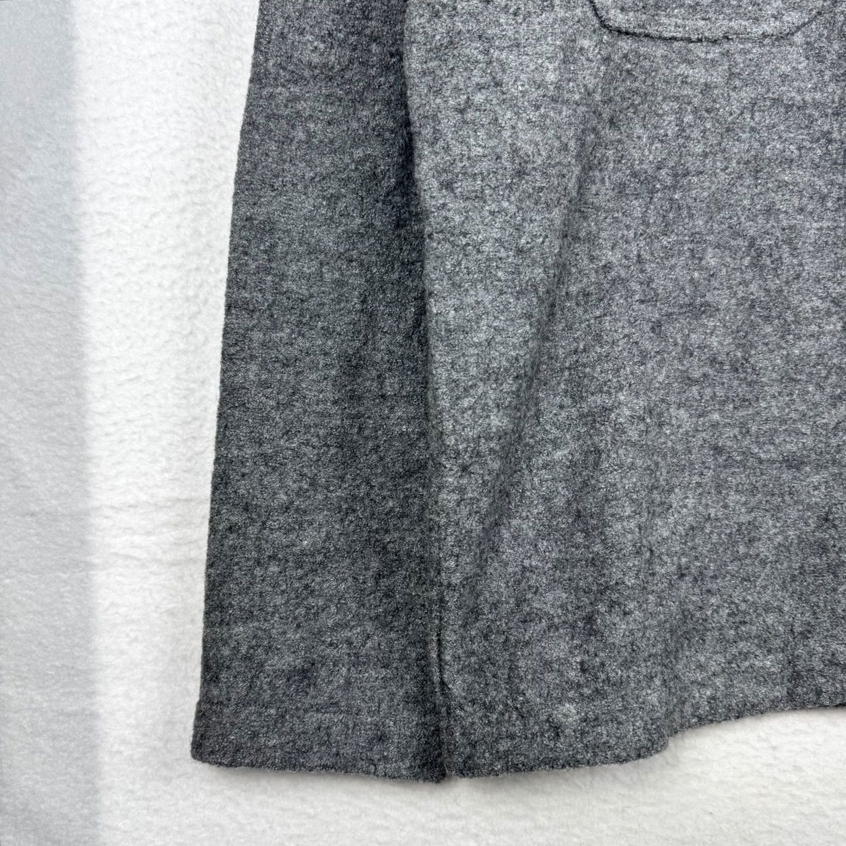 Banana Republic VINTAGE Banana Republic Mens L Boucle Over Shirt Jacket Gray Button Woiol Blend Size US L / EU 52-54 / 3 - 2 Thumbnail