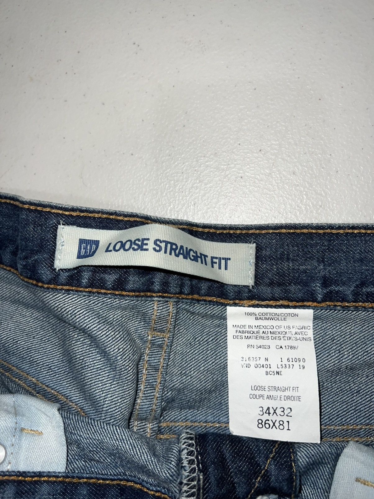 Gap Vintage Gap Loose Fit Jeans Size US 34 / EU 50 - 3 Thumbnail