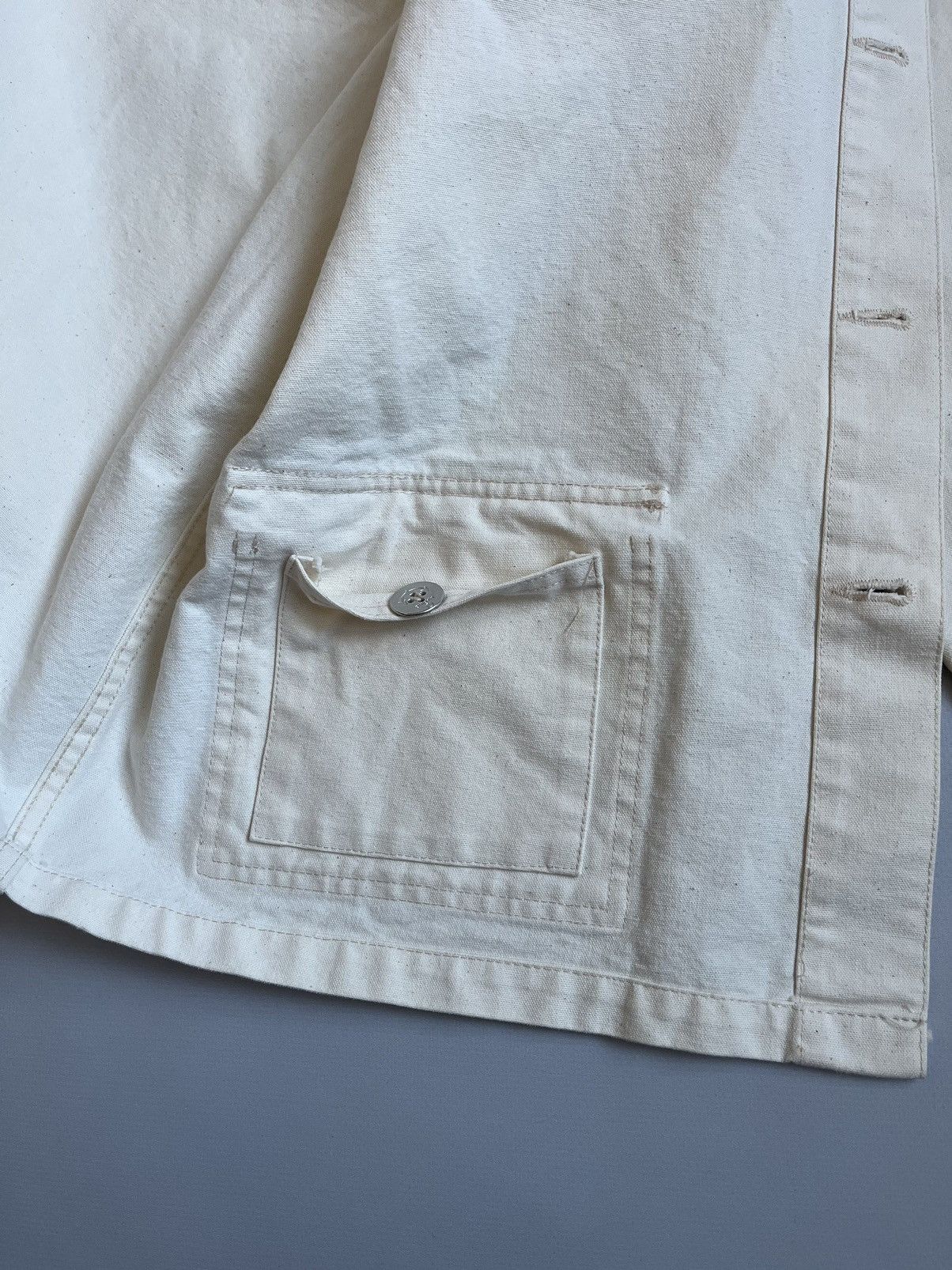 Vintage Vintage Men Ababord France Bretagne White Work Marine Jacket Size US L / EU 52-54 / 3 - 17 Thumbnail