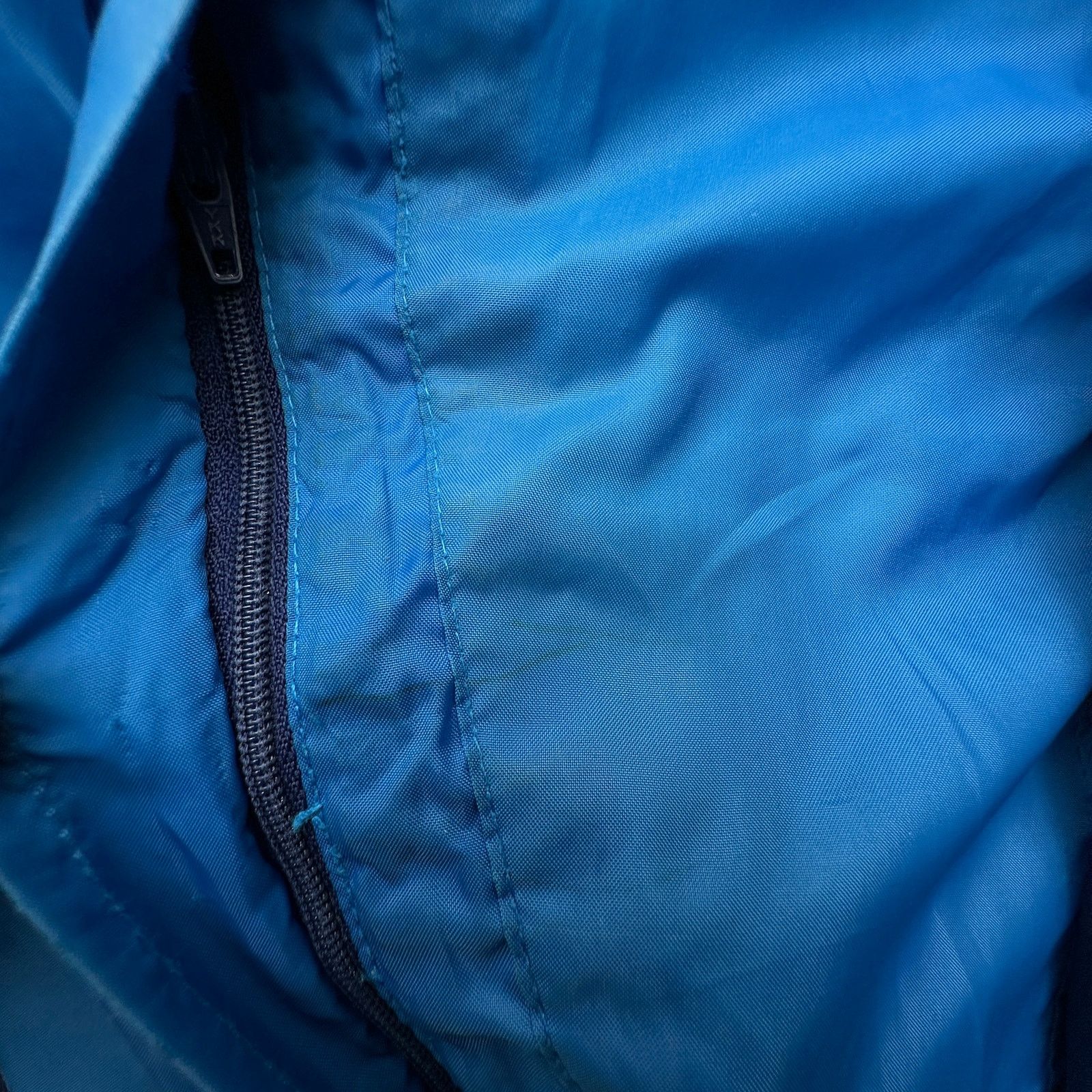 Nike Vintage 90s Nike Windbreaker Jacket Lined Mens Large Blue Size US L / EU 52-54 / 3 - 12 Thumbnail
