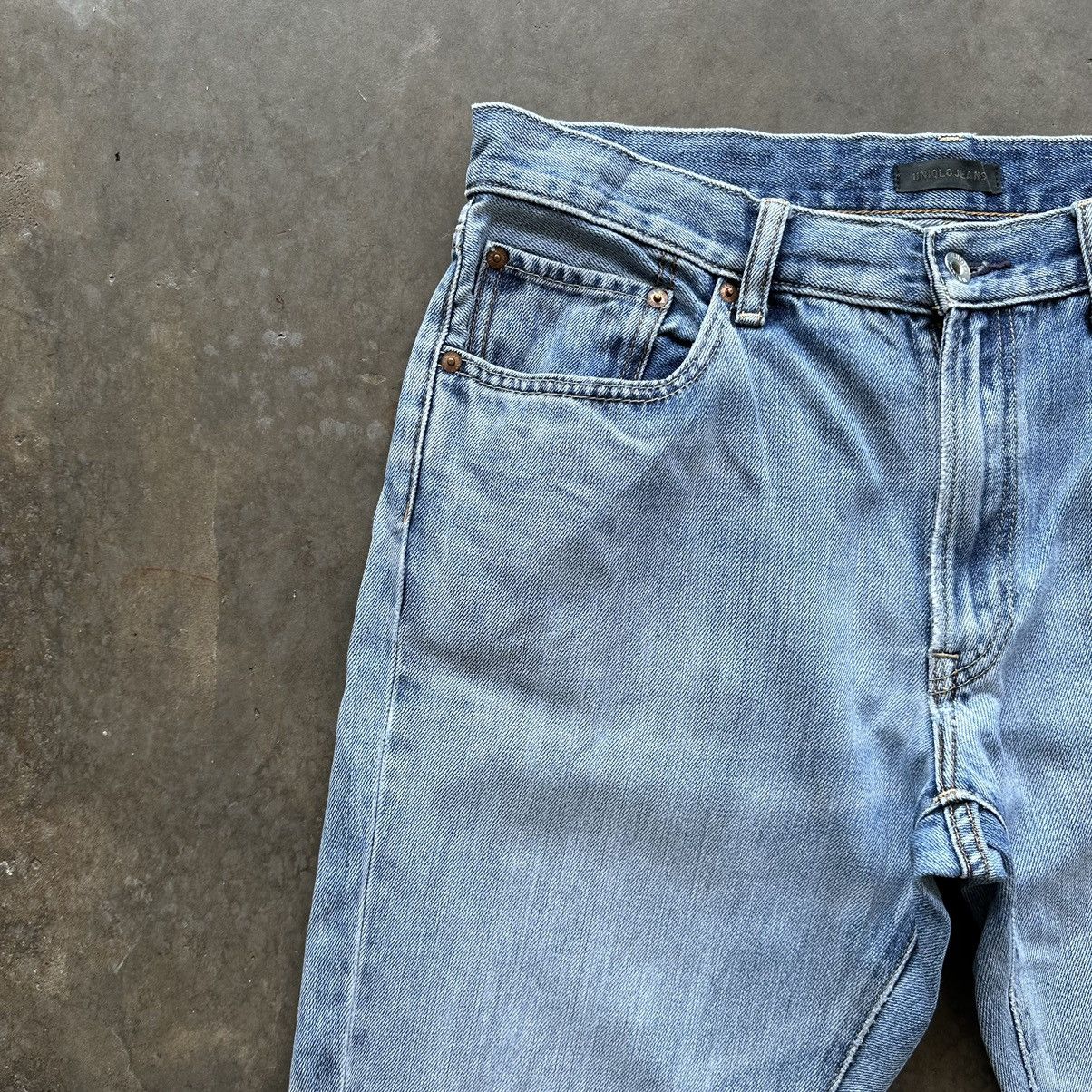 Japanese Brand Vintage Japanese Distressed Faded Denim Jean Pant W34 Size US 34 / EU 50 - 4 Thumbnail