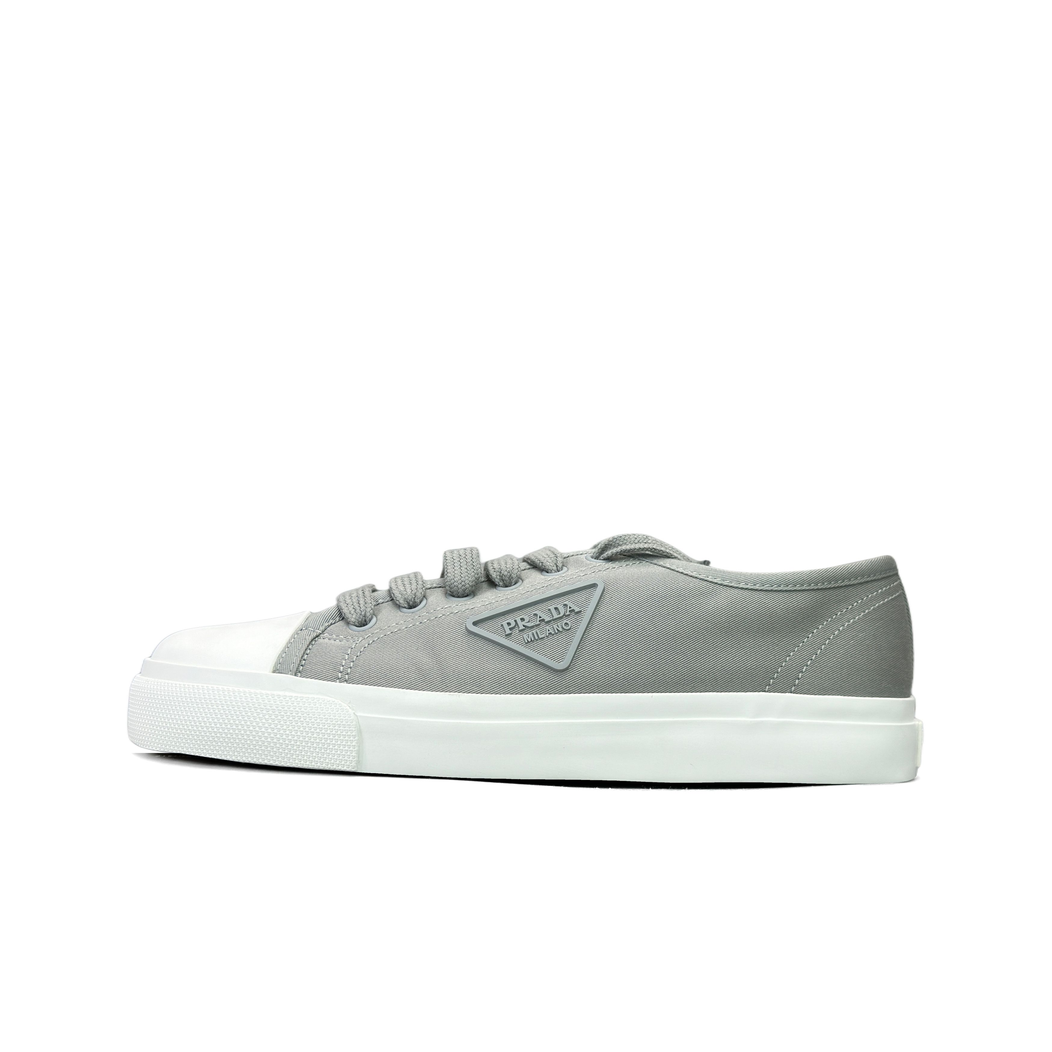 Prada Prada Canvas Logo Low-Top Sneakers US 8 / EU 41 Size US 8 / EU 41 - 1 Thumbnail