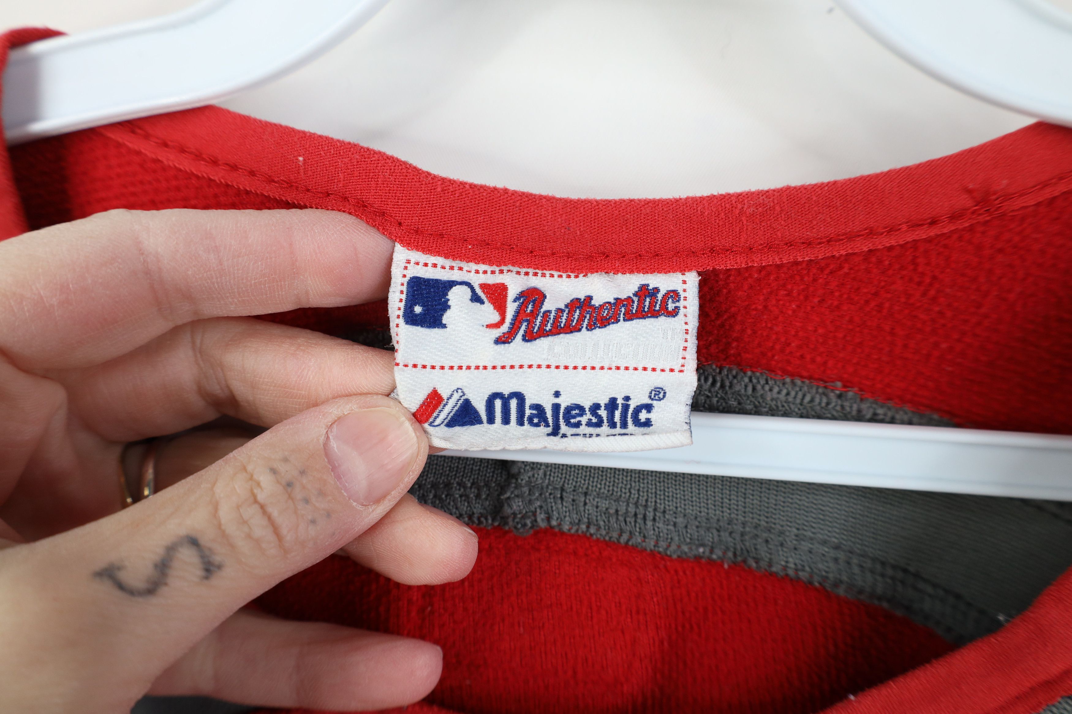 Majestic Vintage Majestic Therma Base Indians Thermal Sweatshirt Size US L / EU 52-54 / 3 - 5 Thumbnail
