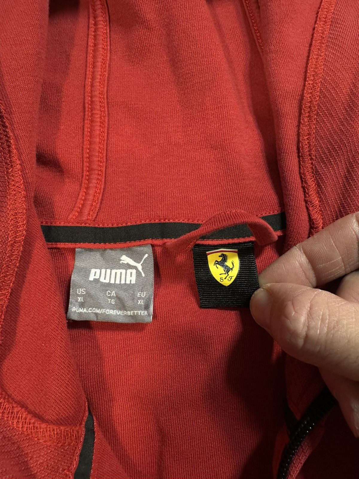 Ferrari Puma Ferrari Formula 1 Racing Zip Hoodie Sz XL Size US XL / EU 56 / 4 - 5 Thumbnail