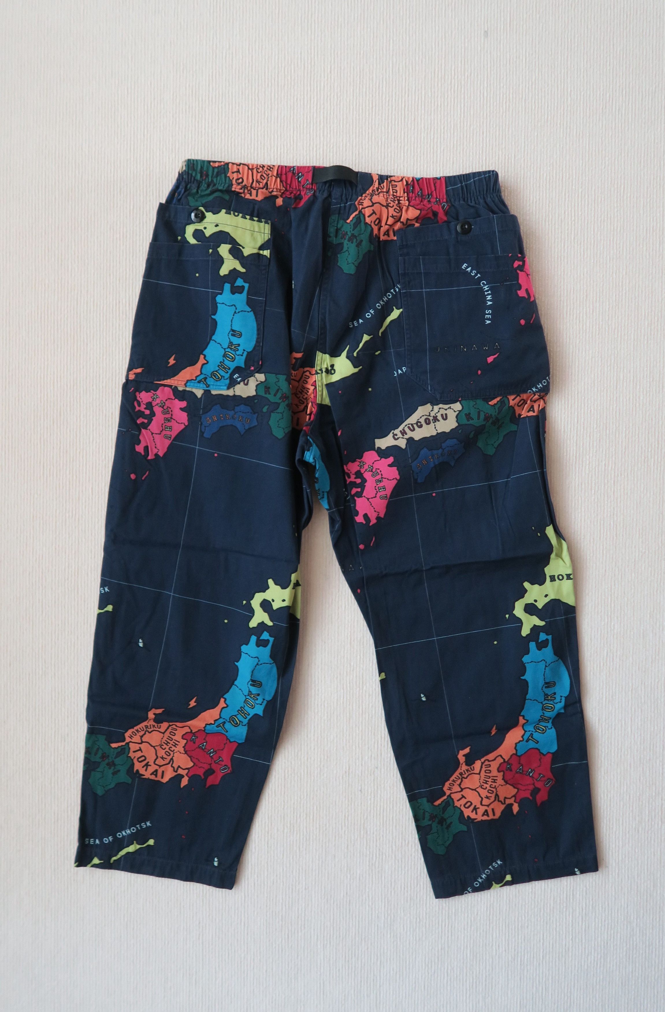 go slow caravan Go Slow Caravan Japan Map 7-Pocket Easy Pants Size US 34 / EU 50 - 10 Thumbnail