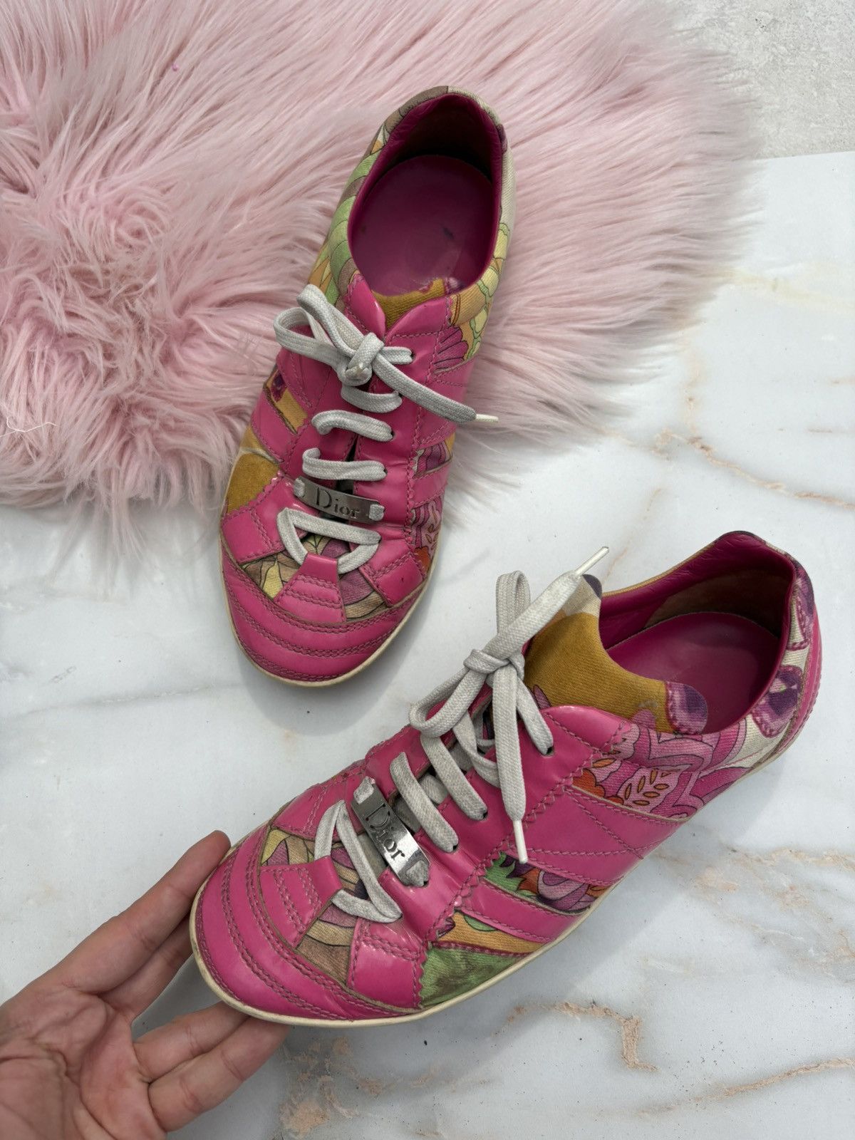 Dior y2k floral Dior shoes Size US 6.5 / IT 36.5 - 14 Thumbnail