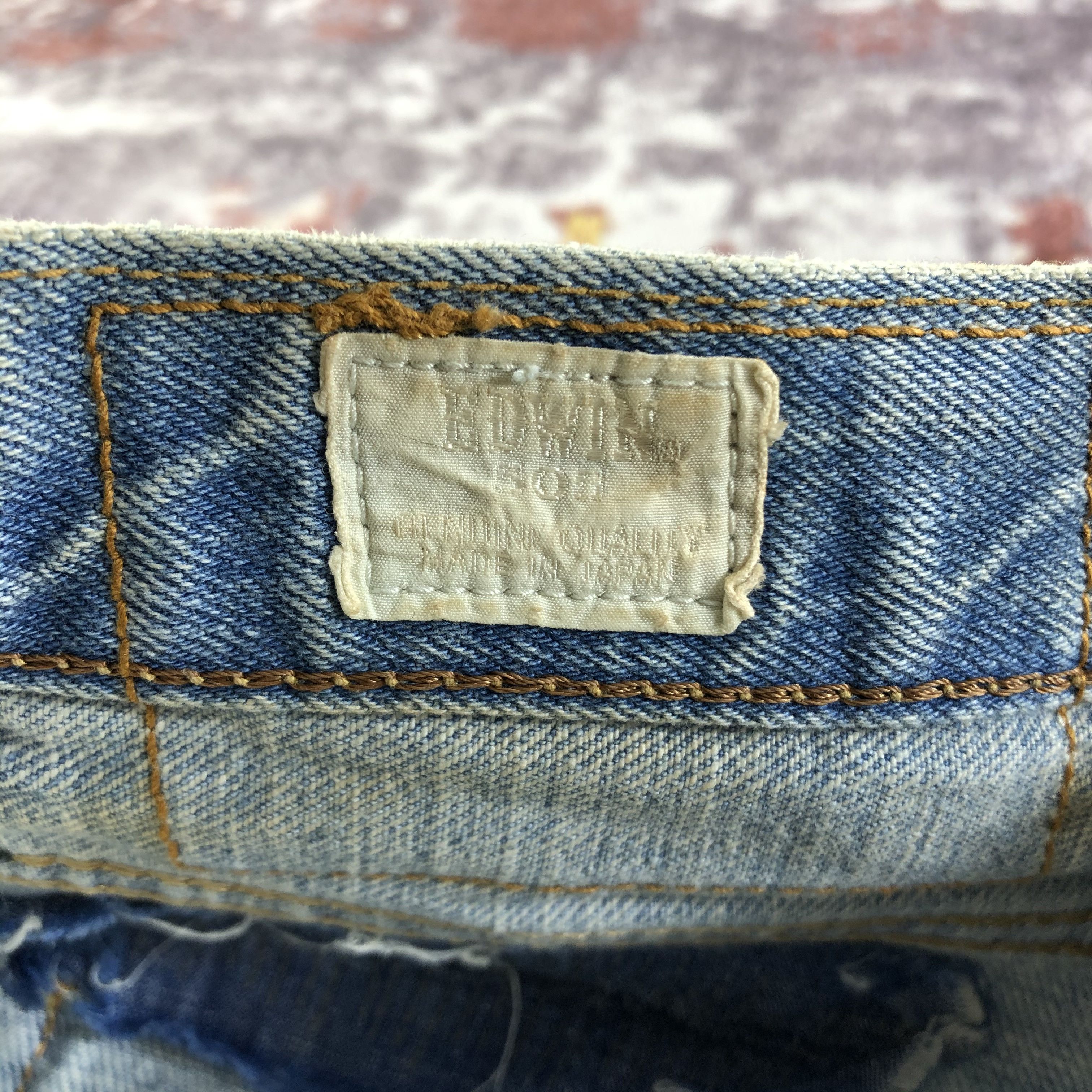 Edwin Vintage Light Wash Edwin 505 Selvedge Jeans-JM3628 Size US 32 / EU 48 - 11 Thumbnail