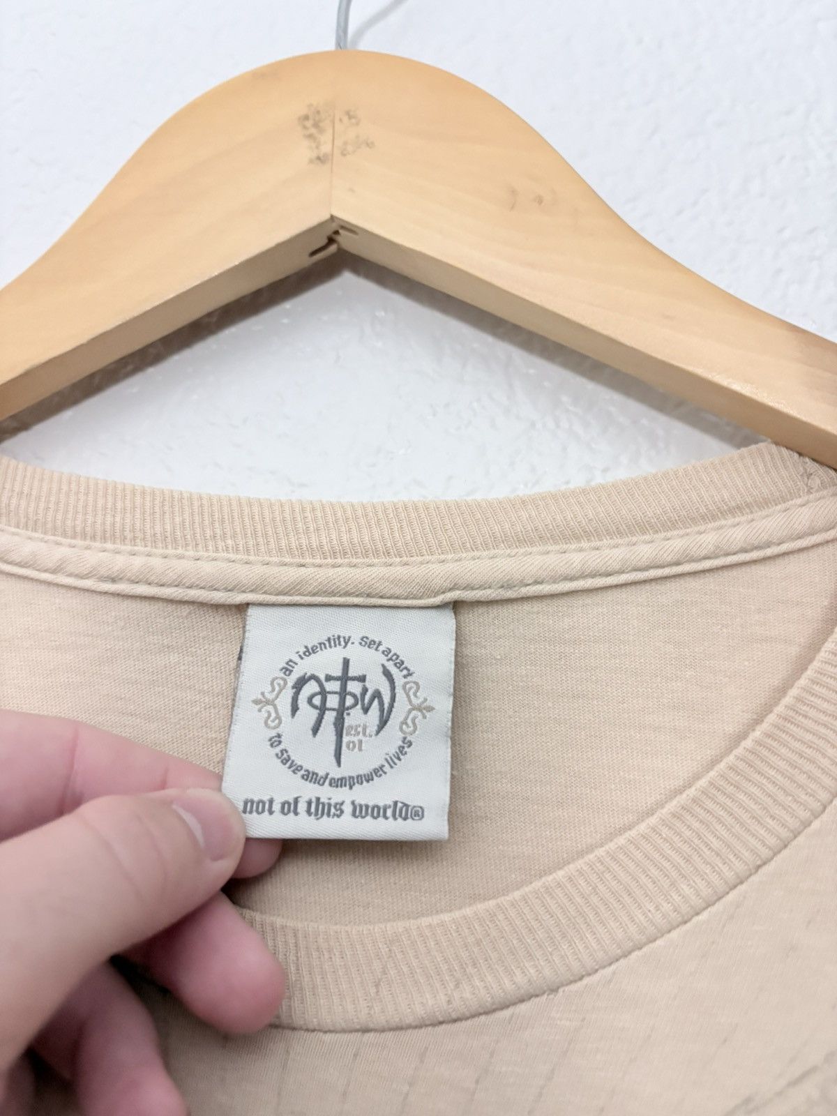 Vintage 90’s Not of This World Vintage Grail Jesus Tee Size US XL / EU 56 / 4 - 3 Thumbnail