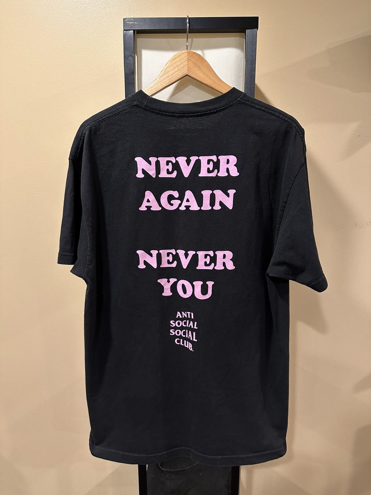 Anti Social Social Club Anti Social Social Club “Never Again Never You” Dark Grey T Size US XL / EU 56 / 4 - 1 Thumbnail