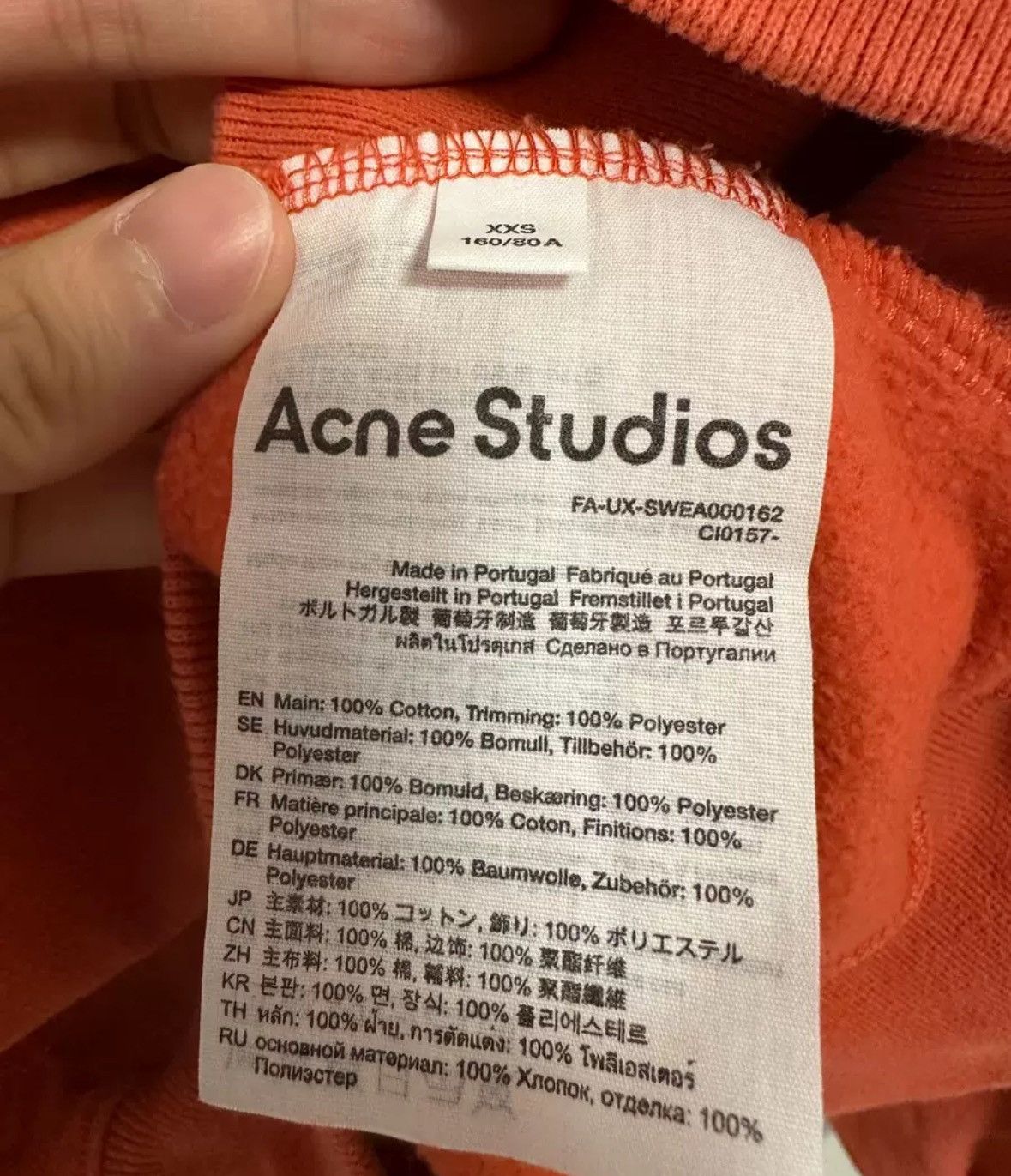 Acne Studios Acne studios The expression series hoodie Size US XXS / EU 40 - 6 Thumbnail