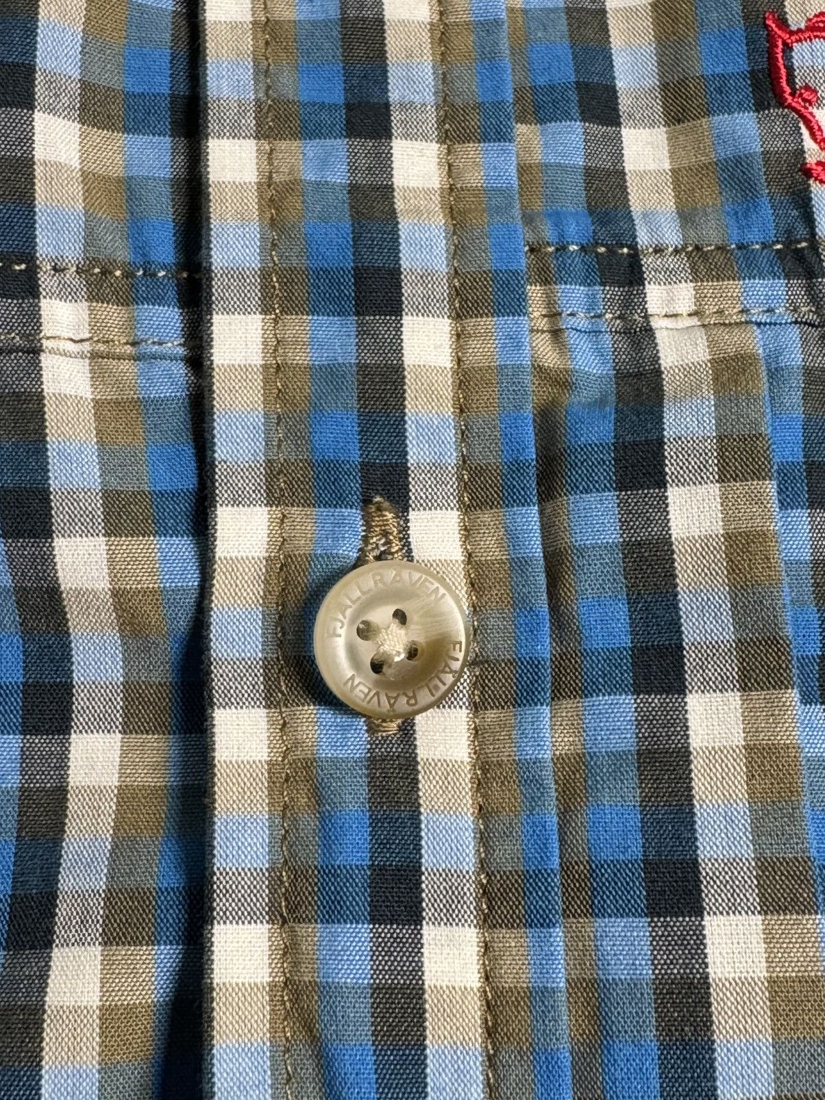 Fjallraven Fjallraven Ovik Shirt Men Button Up Plaid Blue Regular Fit Size US M / EU 48-50 / 2 - 6 Thumbnail