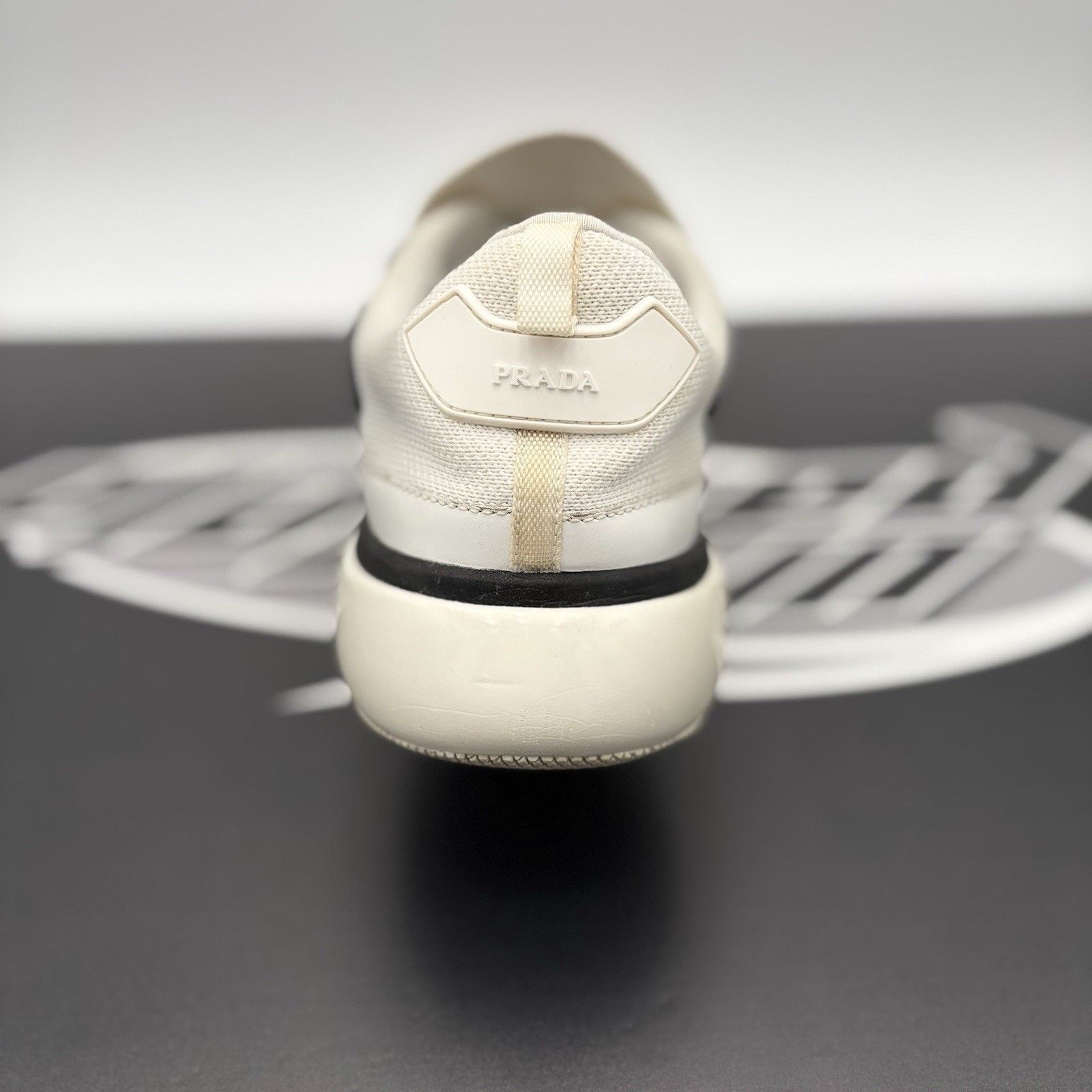 Prada Prada Cloudbust Sneaker ' White Black ' | GOOD CONDITION! Size US 7.5 / EU 40-41 - 12 Thumbnail