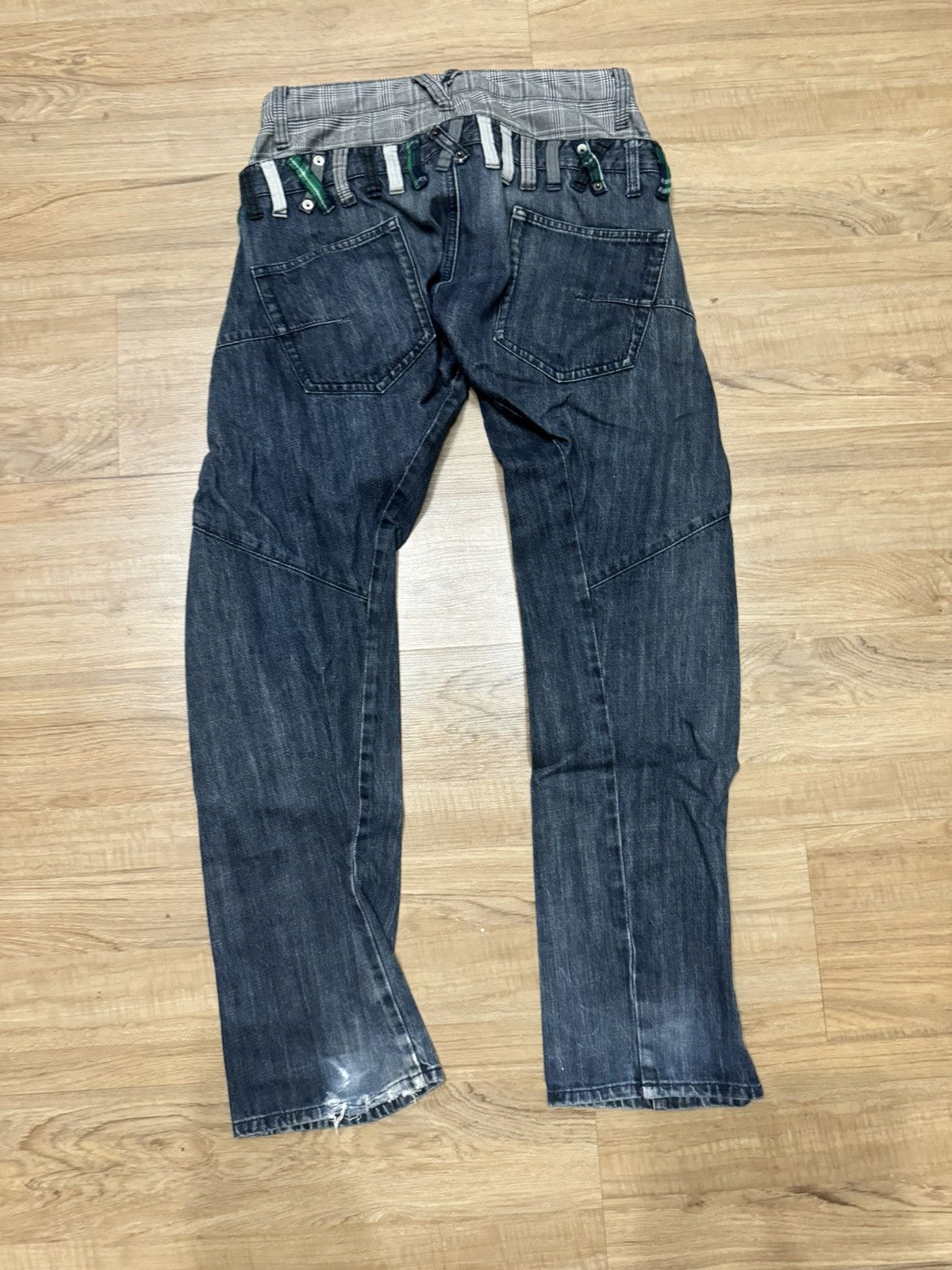 Seditionaries Japanese Brand double waist punk style Jeans Size US 29 - 6 Thumbnail