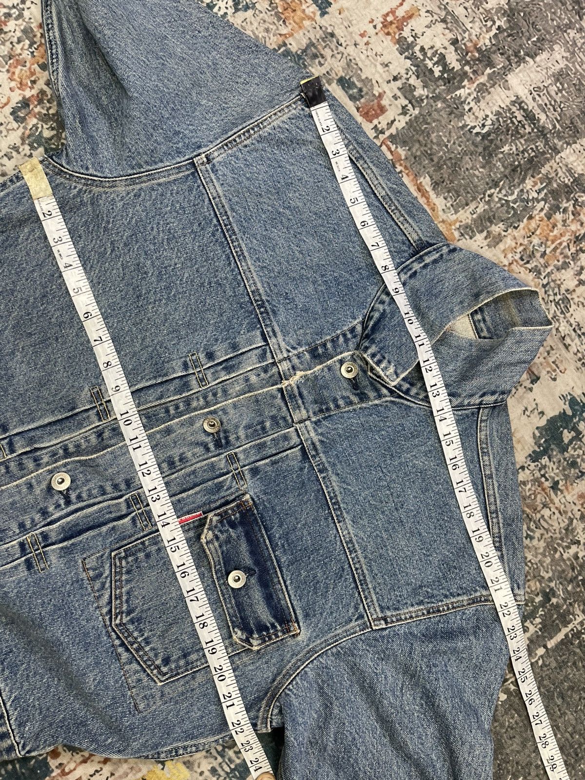 Spellbound Spell Bound Vtg Type I Buckle Cinch Back Denim Trucker Size US M / EU 48-50 / 2 - 11 Thumbnail