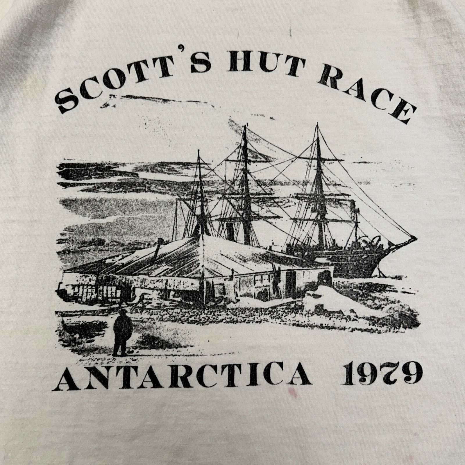 Hanes VTG 1979 Hanes Scotts Hut Race Inaugural Antarctica run tee Size US XL / EU 56 / 4 - 4 Thumbnail