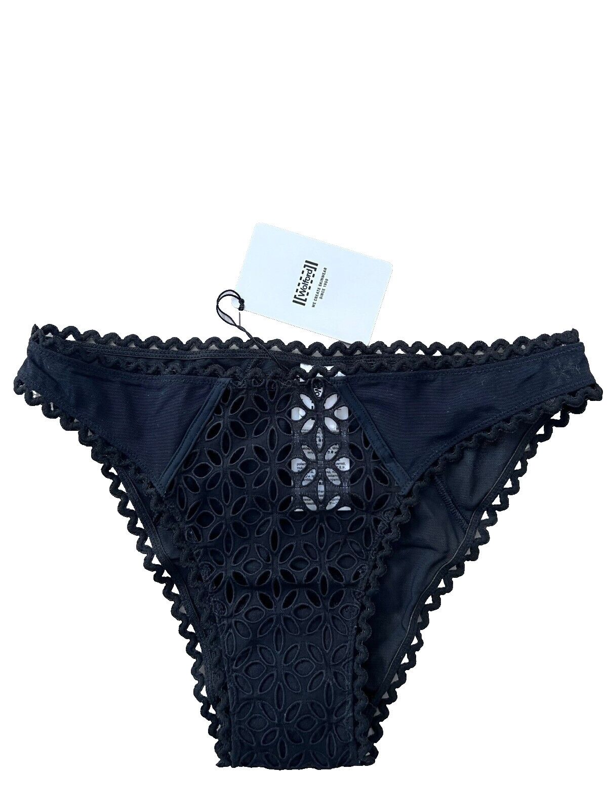 Wolford Wolford Etoile Brazilian Brief Underwear Black ( XS ) Size ONE SIZE - 1 Thumbnail