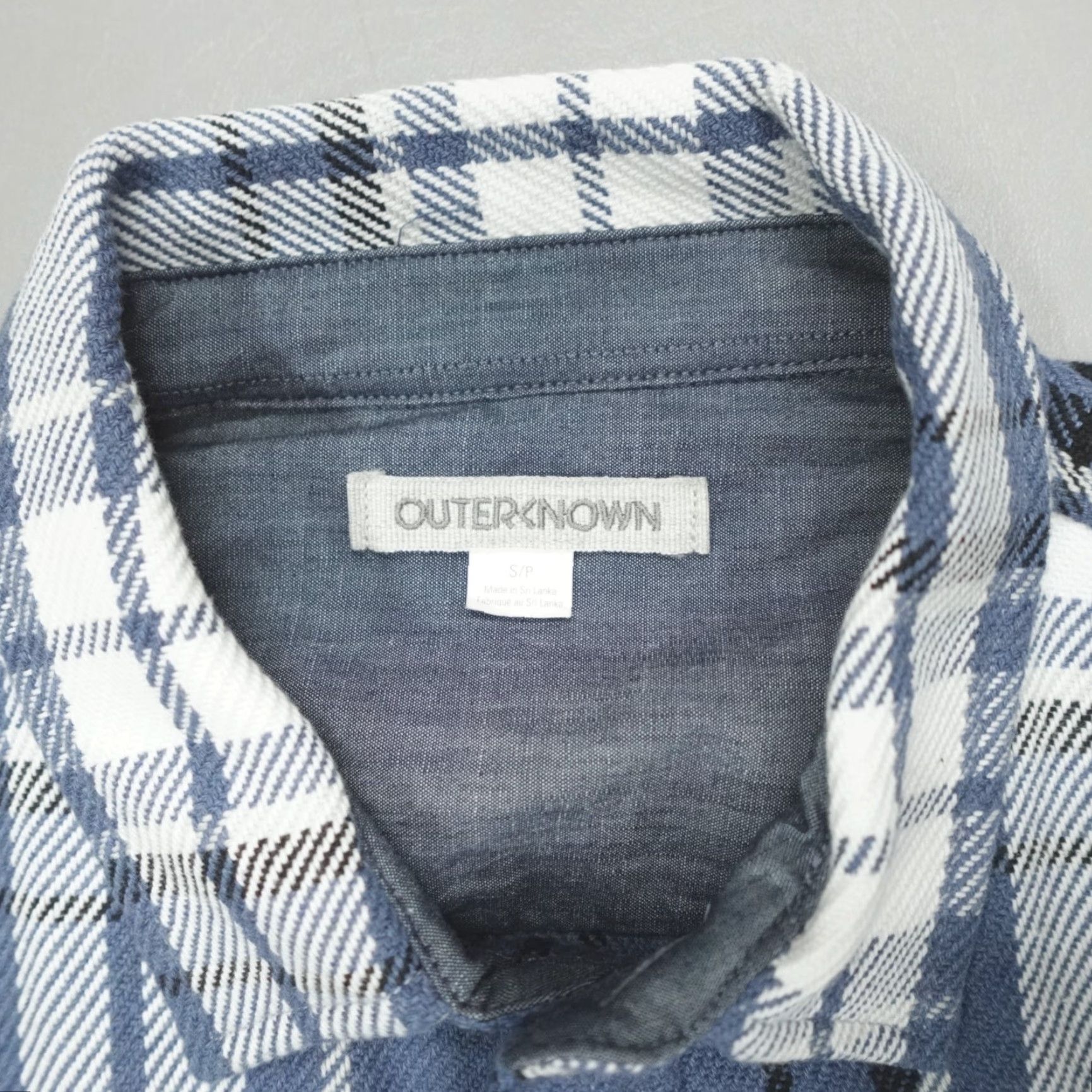 Outerknown Outerknown Blanket Shirt Plaid Button Up Men's Size S Organic Cotton Blue Twill Button-Up Casual, Workwear, Travel Mens Size US S / EU 44-46 / 1 - 3 Thumbnail
