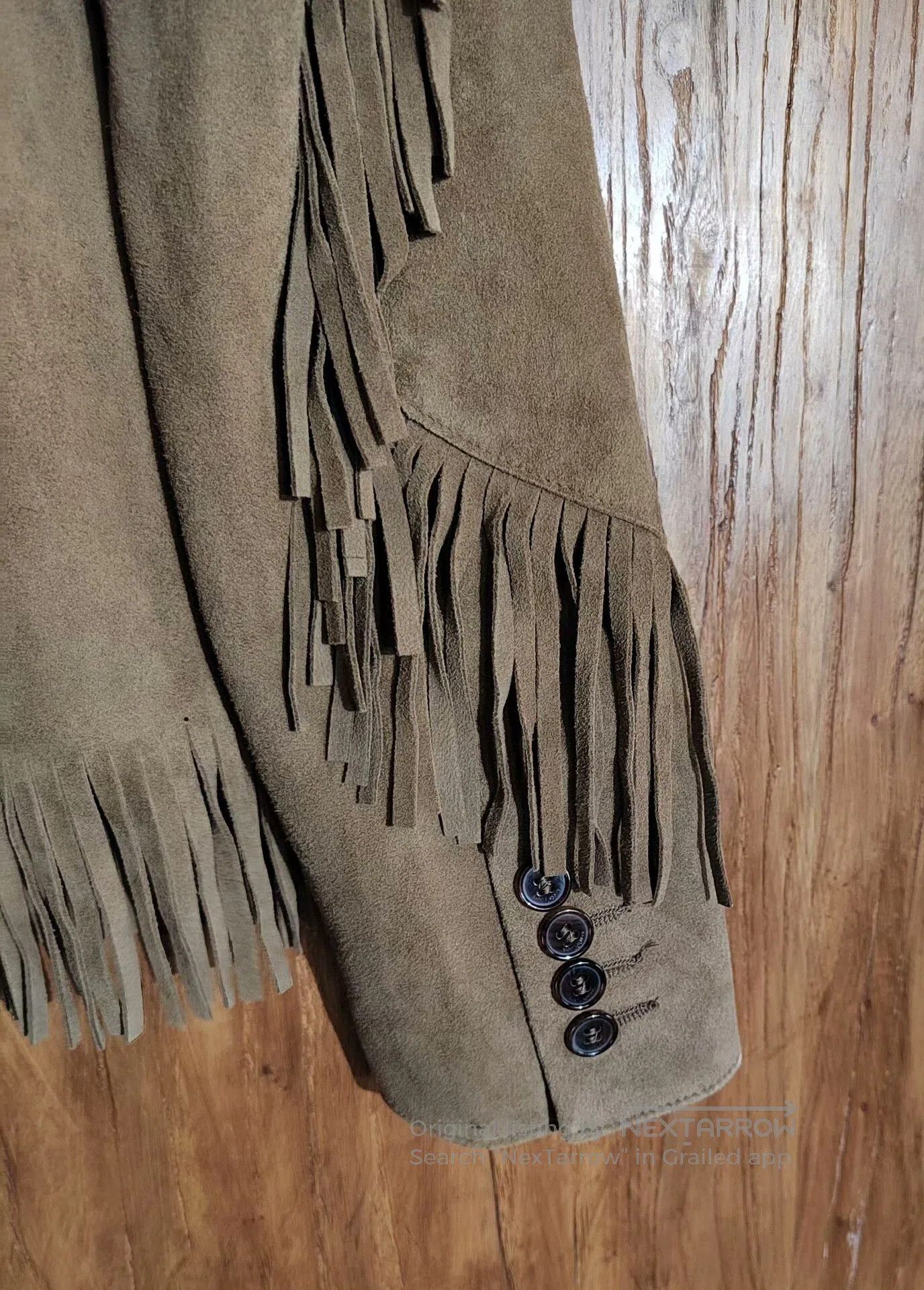 Saint Laurent Paris Saint Laurent Suede Fringe Jacket. Size US M / EU 48-50 / 2 - 5 Thumbnail
