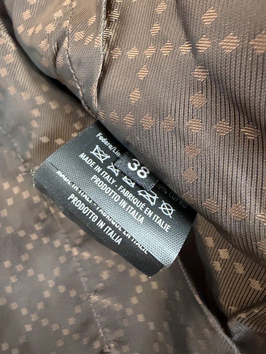 Gucci FW2010 Gucci Beige Asymmetrical Ostrich Leather Jacket by Frida Giannini Size S / US 4 / IT 40 - 5 Thumbnail
