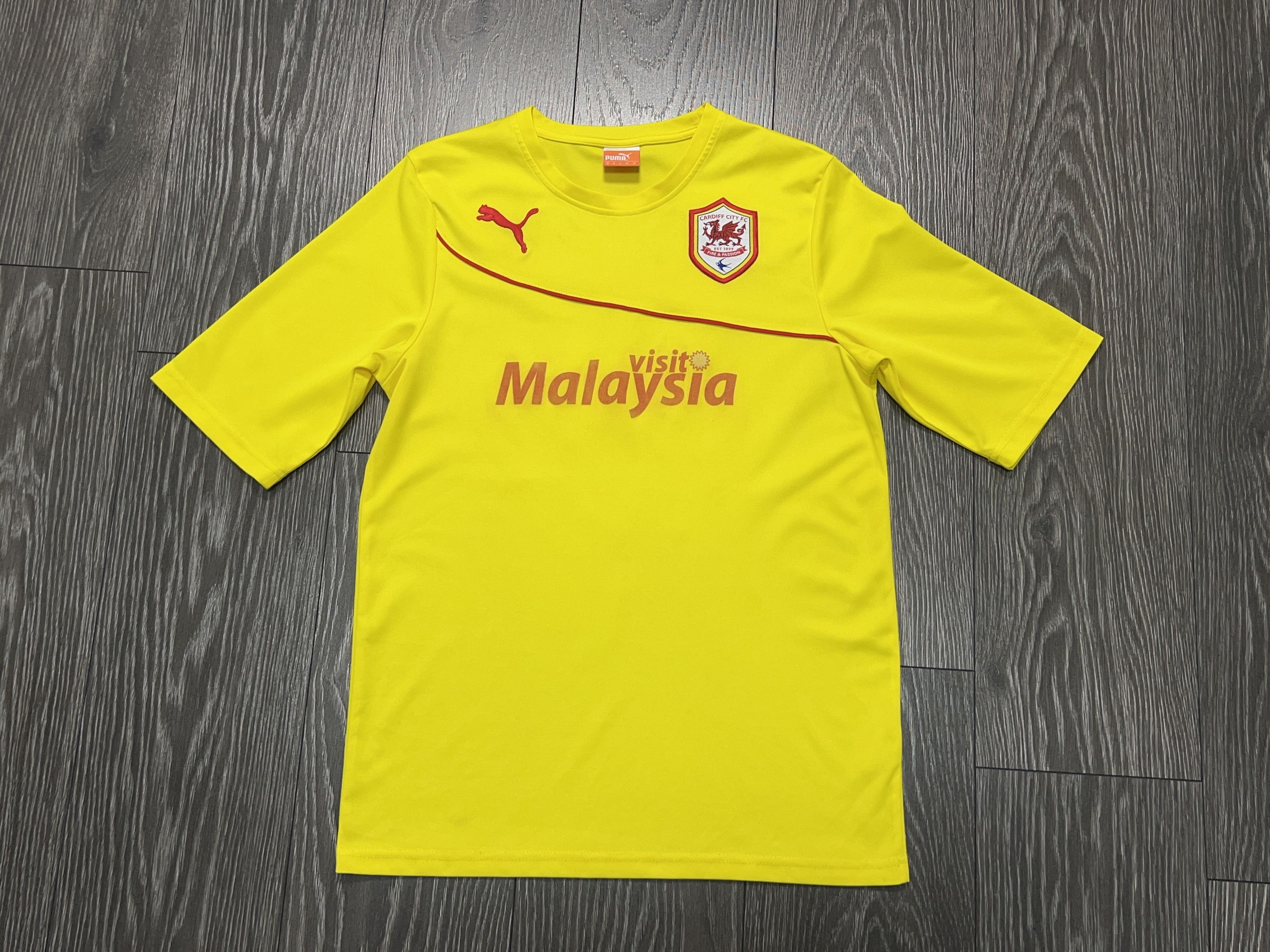 Puma #16 NOONE Cardiff City 2013 2014 Football Soccer Shirt Jerse Size US M / EU 48-50 / 2 - 1 Thumbnail