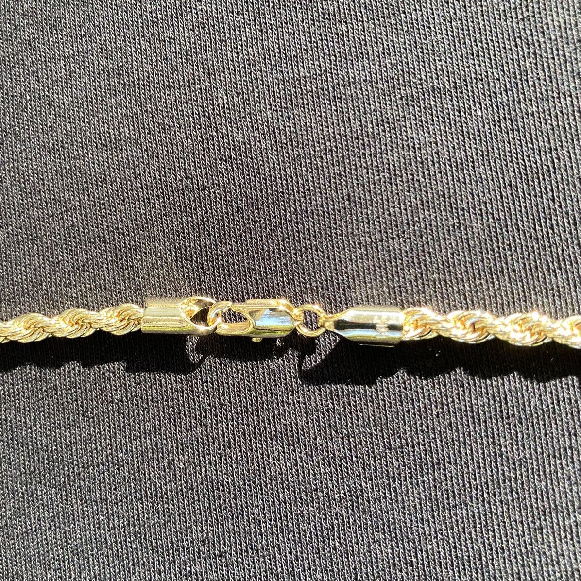 Other Gold Chain Rope Chain Necklace 24in 4mm Size ONE SIZE - 4 Thumbnail