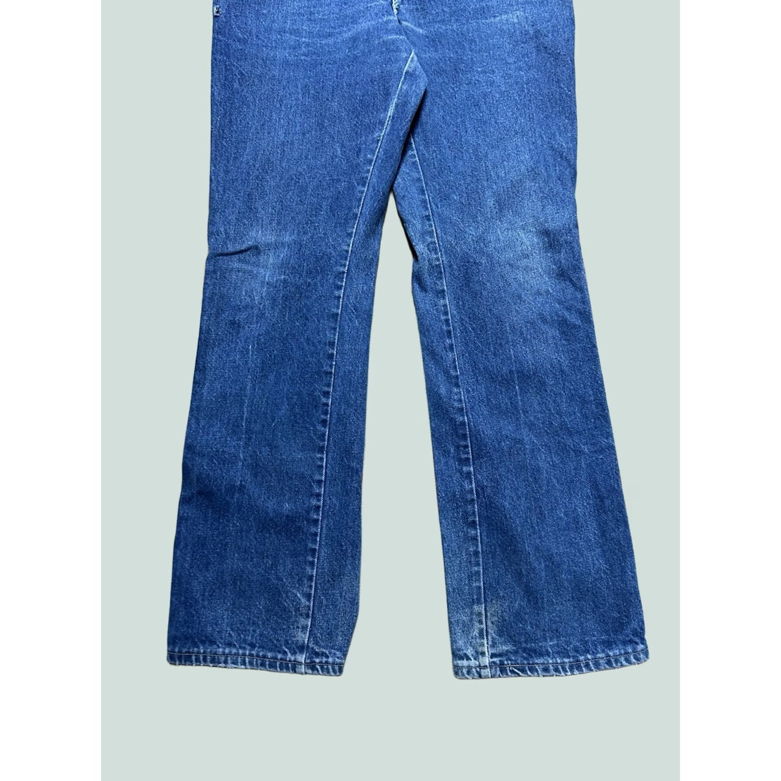 Denime VINTAGE Rustler Jeans Bootcut Men 30x31 Blue Denim USA 80s Western Cowboy Size US 30 / EU 46 - 1 Thumbnail