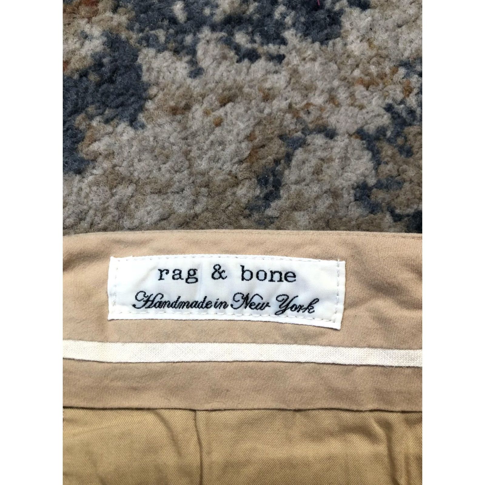 Rag & Bone Rag & Bone Shorts Mens 34 Beige Striped Chino 12 Inseam Cotton USA Casual Summer Size US 34 / EU 50 - 7 Thumbnail