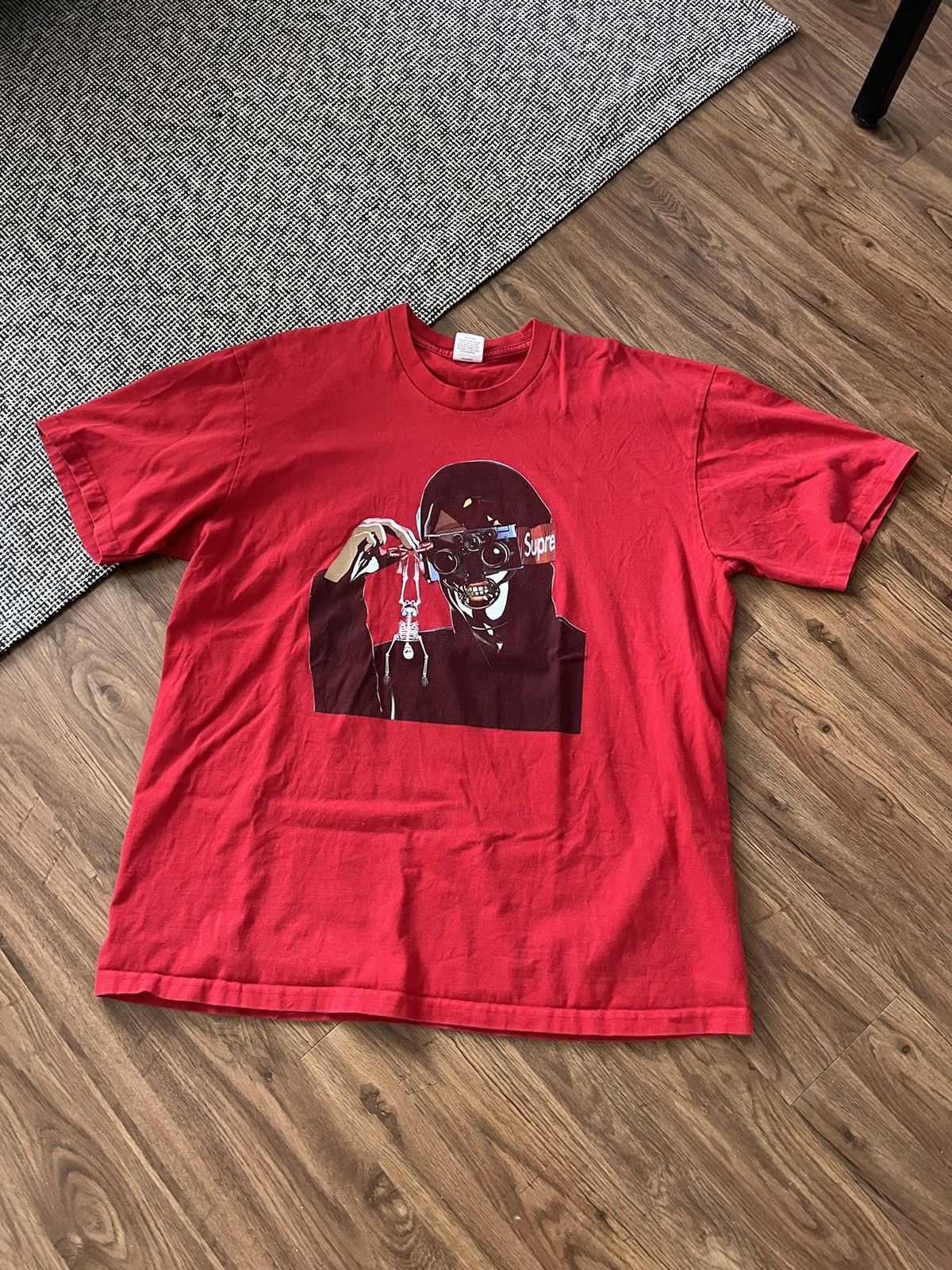 Supreme creeper tee red on sale